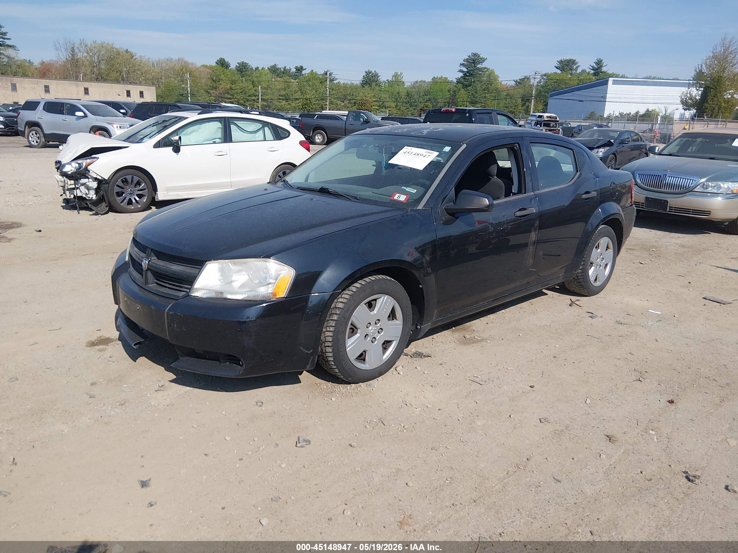 2010 Dodge Avenger Sxt Black vin: 1B3CC4FB8AN131395