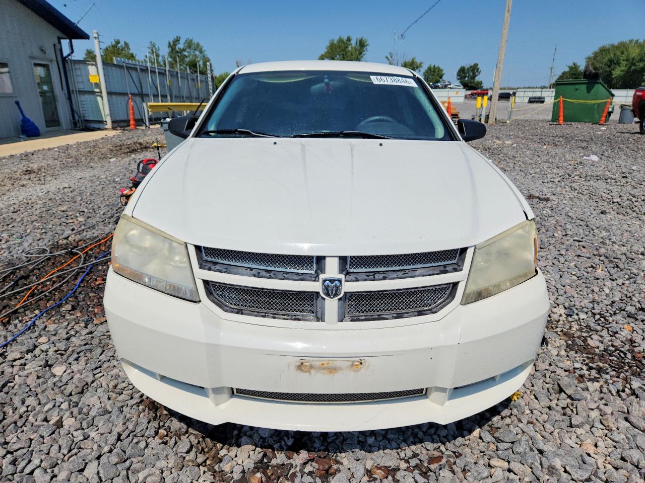 2010 Dodge Avenger Sxt White vin: 1B3CC4FB9AN168178