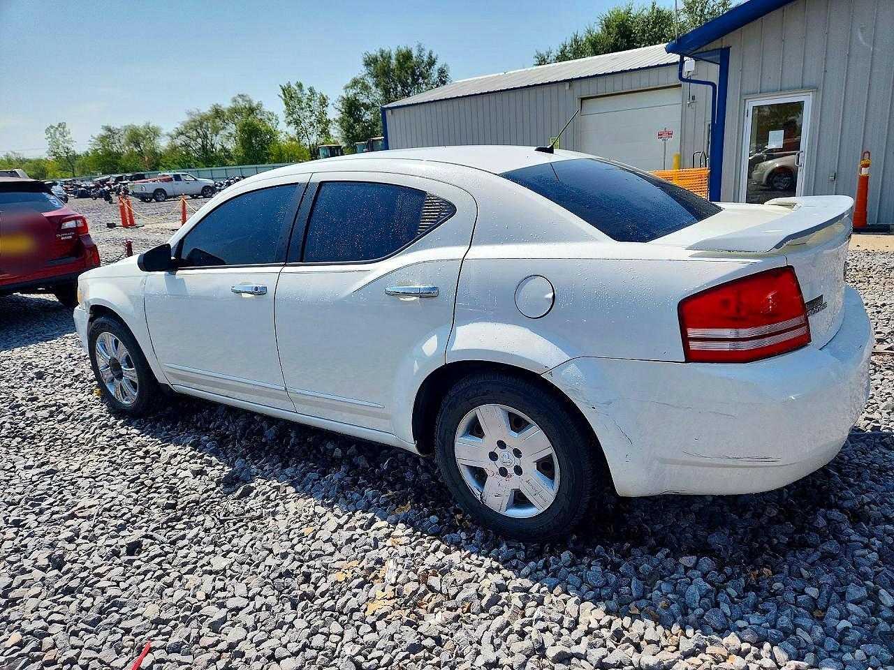 2010 Dodge Avenger Sxt White vin: 1B3CC4FB9AN168178