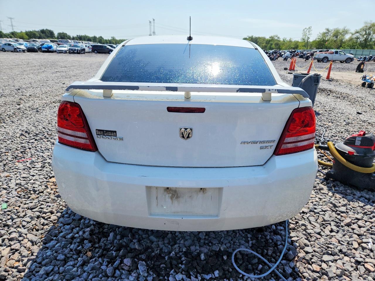 2010 Dodge Avenger Sxt White vin: 1B3CC4FB9AN168178