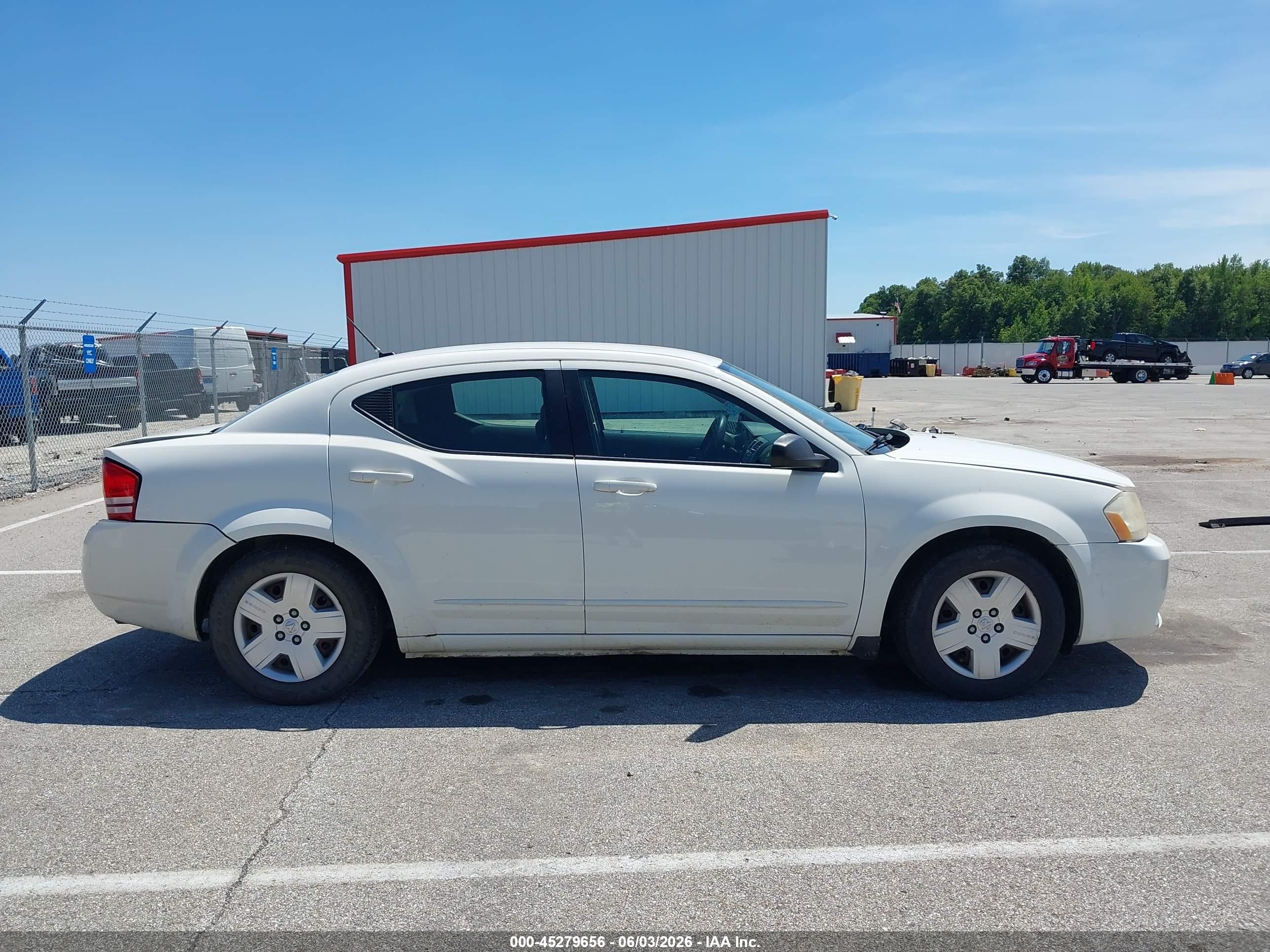 2010 Dodge Avenger Sxt White vin: 1B3CC4FB9AN232980