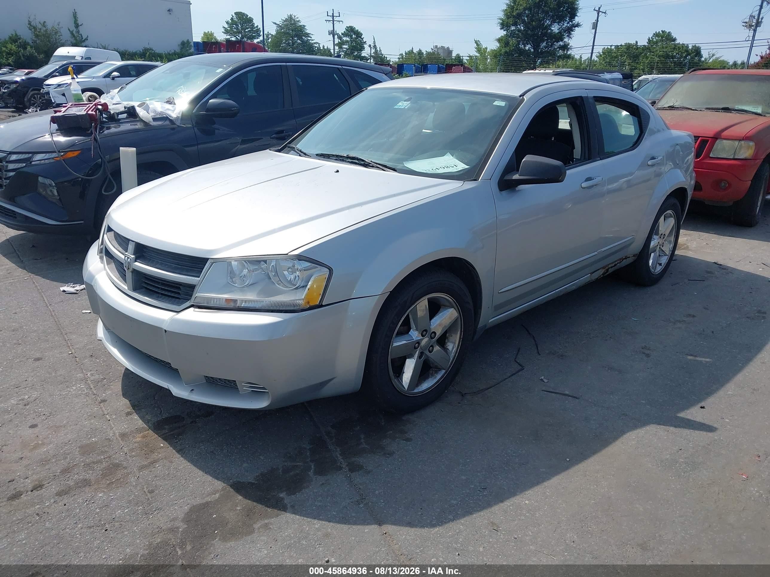 2010 Dodge Avenger Sxt Silver vin: 1B3CC4FBXAN174748