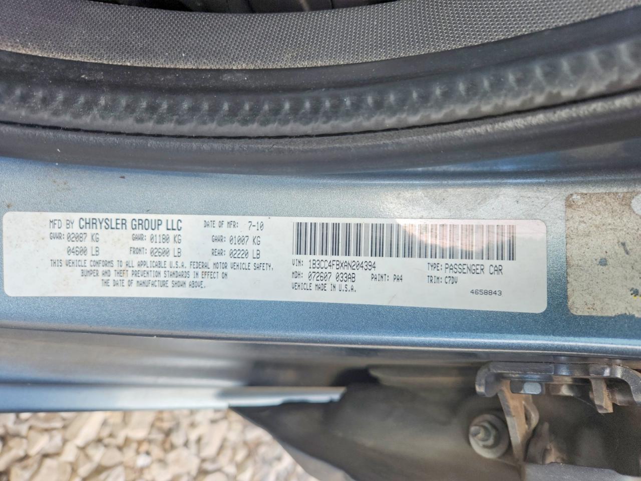2010 Dodge Avenger Sxt Blue vin: 1B3CC4FBXAN204394
