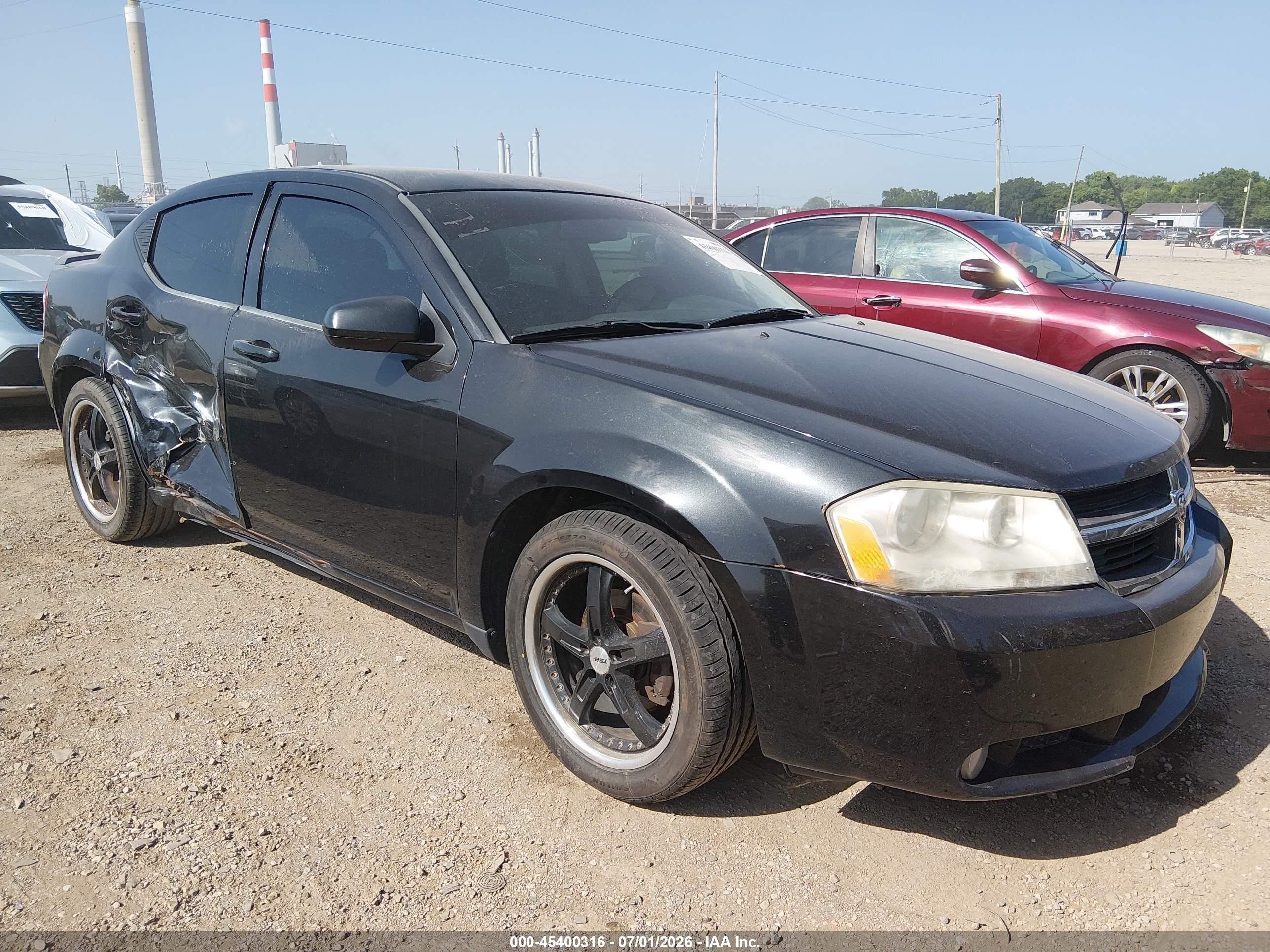 2010 Dodge Avenger R/t Черный vin: 1B3CC5FB0AN236051