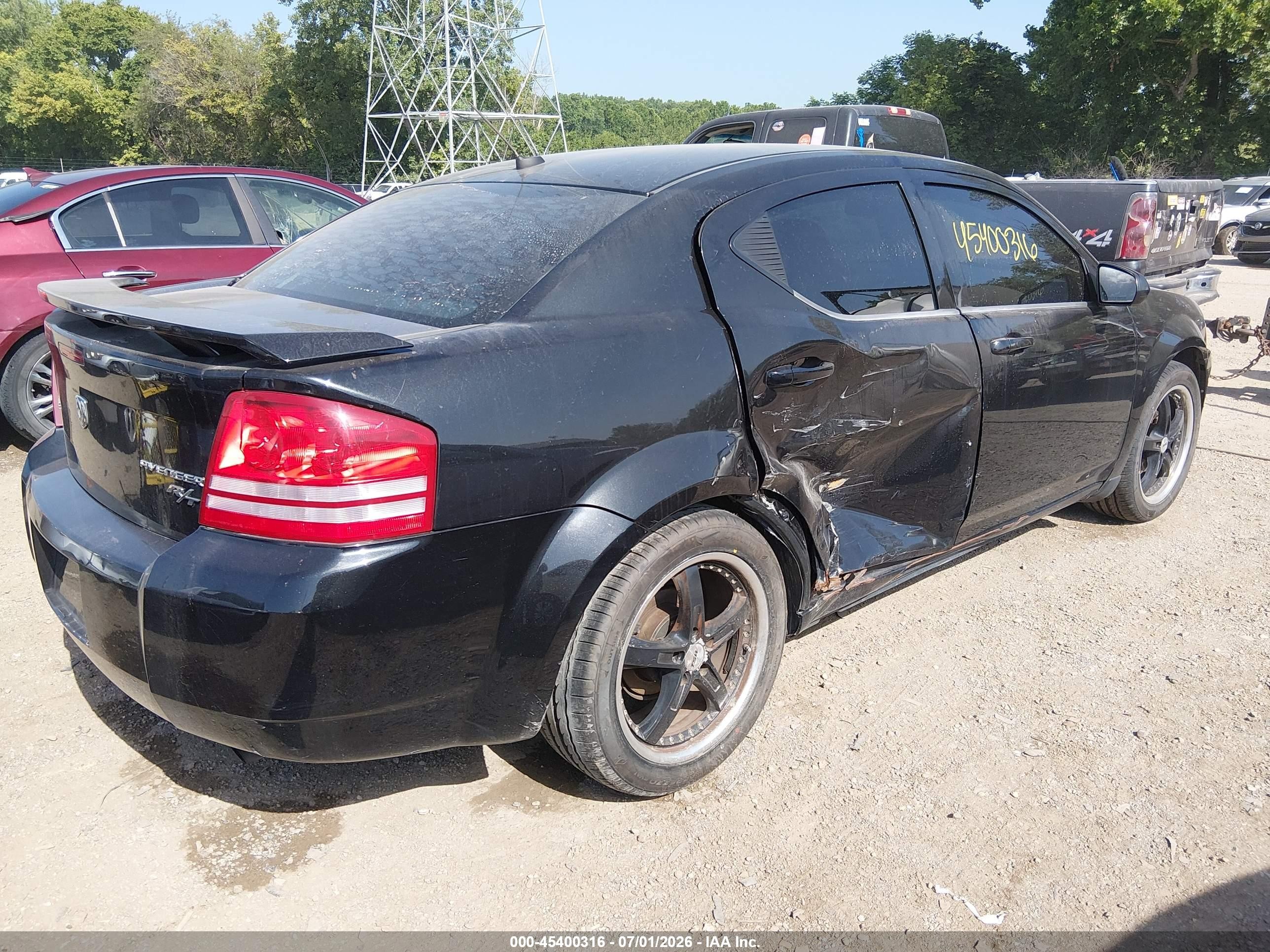 2010 Dodge Avenger R/t Черный vin: 1B3CC5FB0AN236051