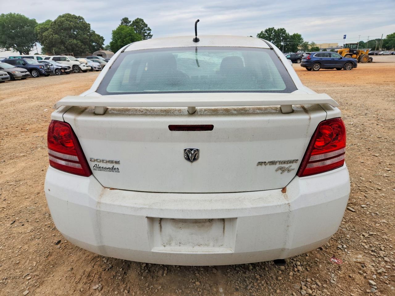 2010 Dodge Avenger R White vin: 1B3CC5FB3AN128930