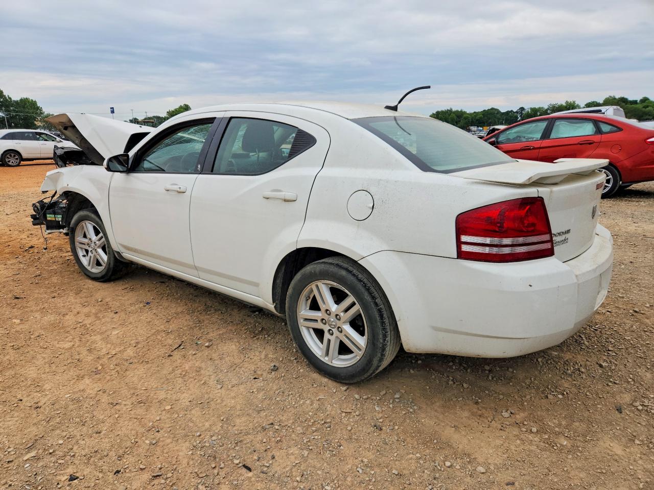 2010 Dodge Avenger R White vin: 1B3CC5FB3AN128930