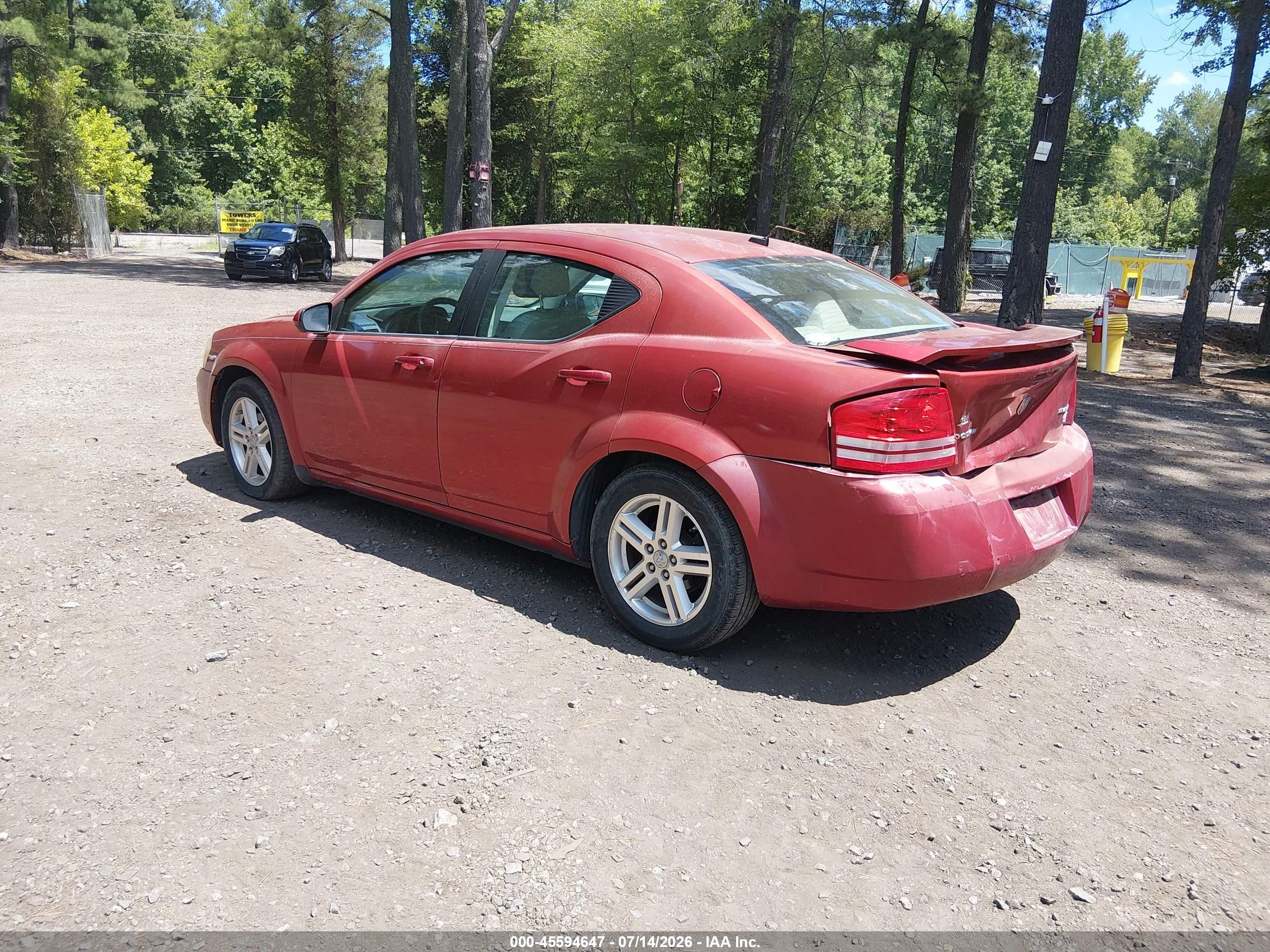 2010 Dodge Avenger R/t Red vin: 1B3CC5FB3AN129186