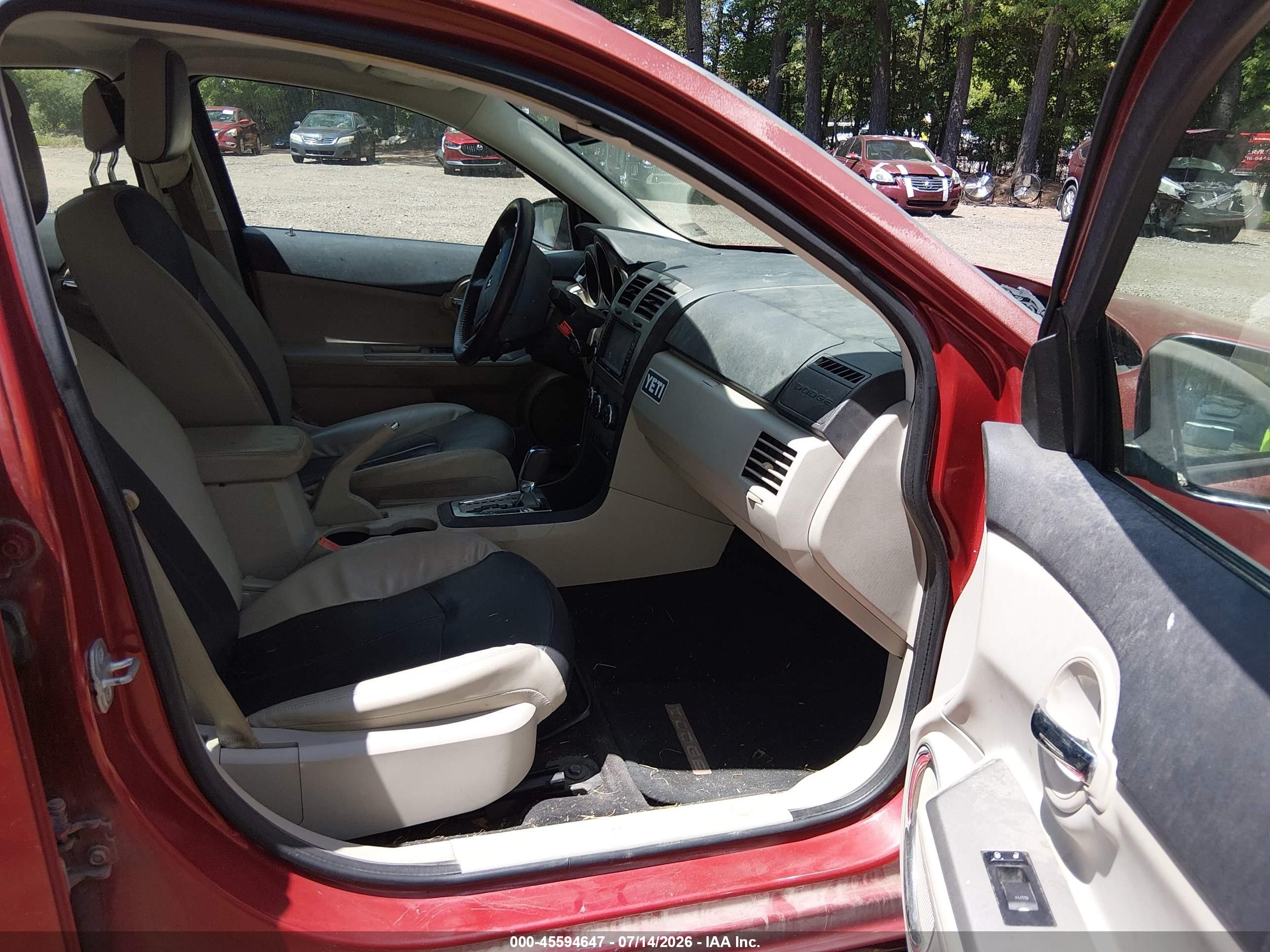 2010 Dodge Avenger R/t Red vin: 1B3CC5FB3AN129186