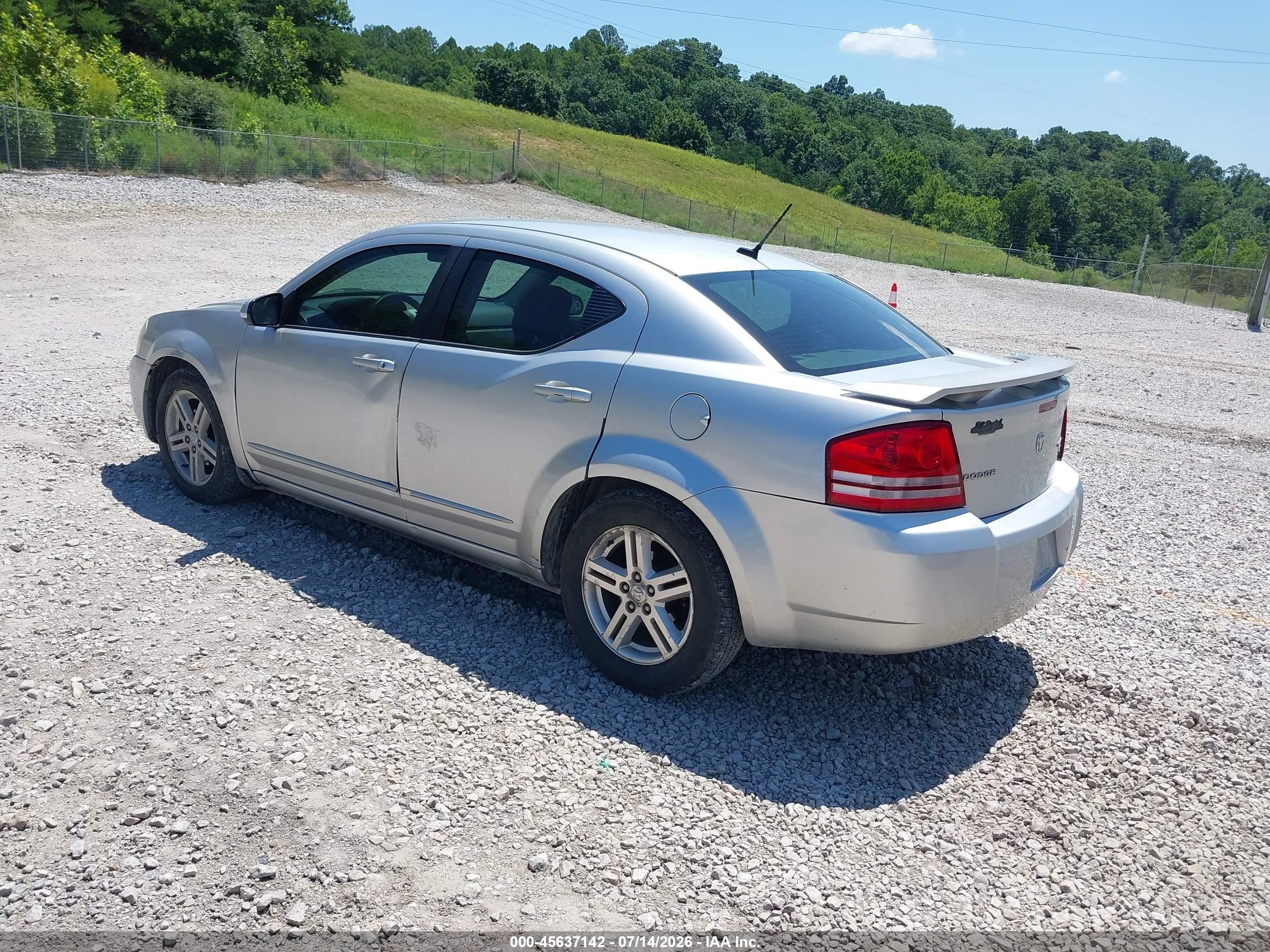 2010 Dodge Avenger R/t Silver vin: 1B3CC5FB4AN121419