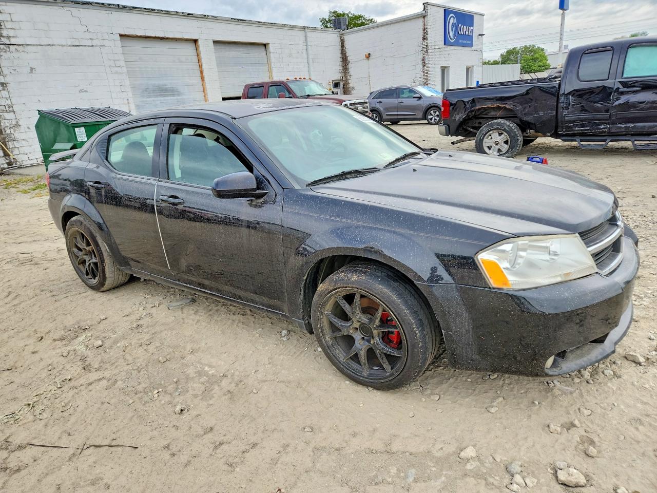 2010 Dodge Avenger R Black vin: 1B3CC5FB4AN134655