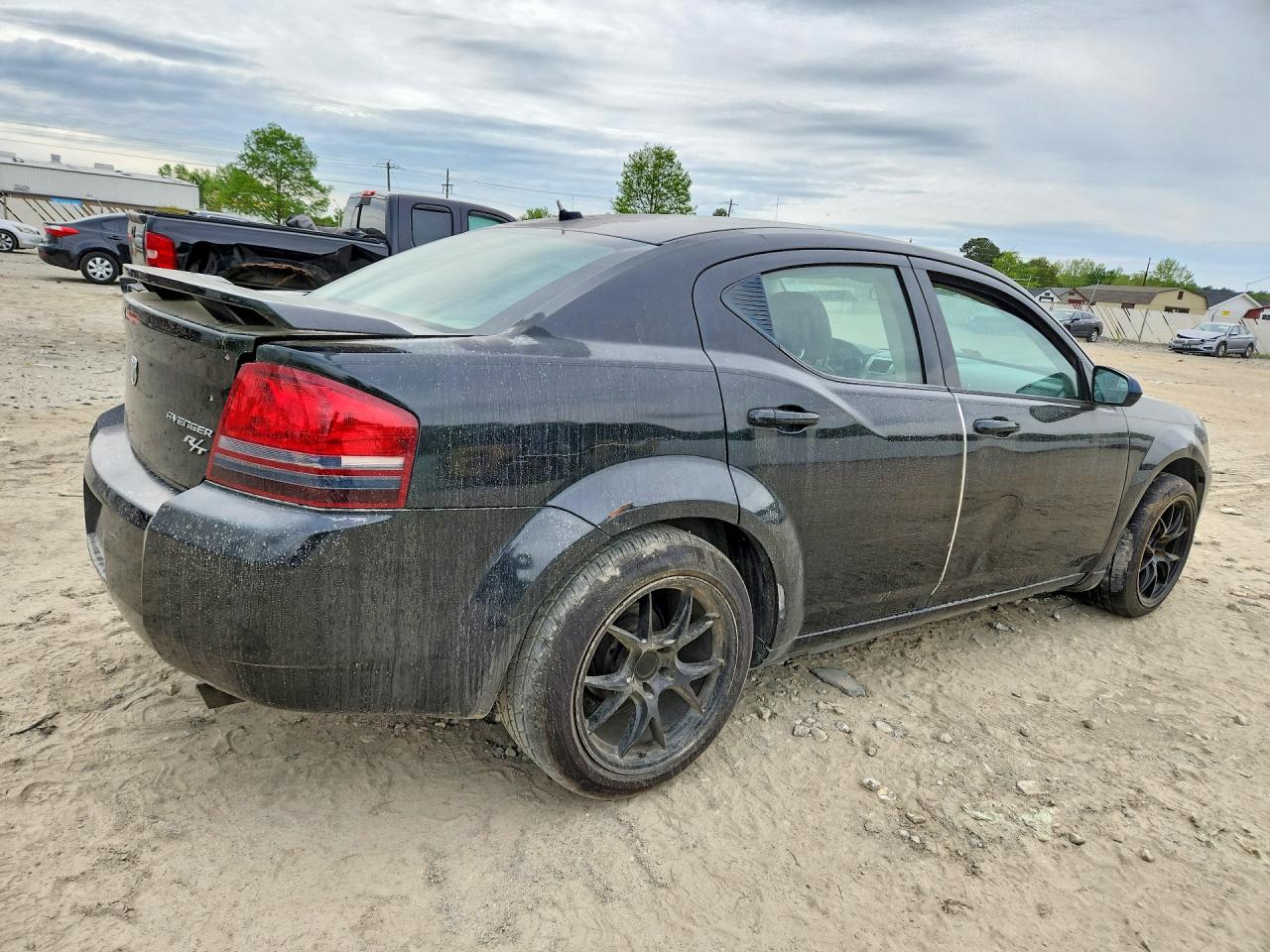 2010 Dodge Avenger R Black vin: 1B3CC5FB4AN134655