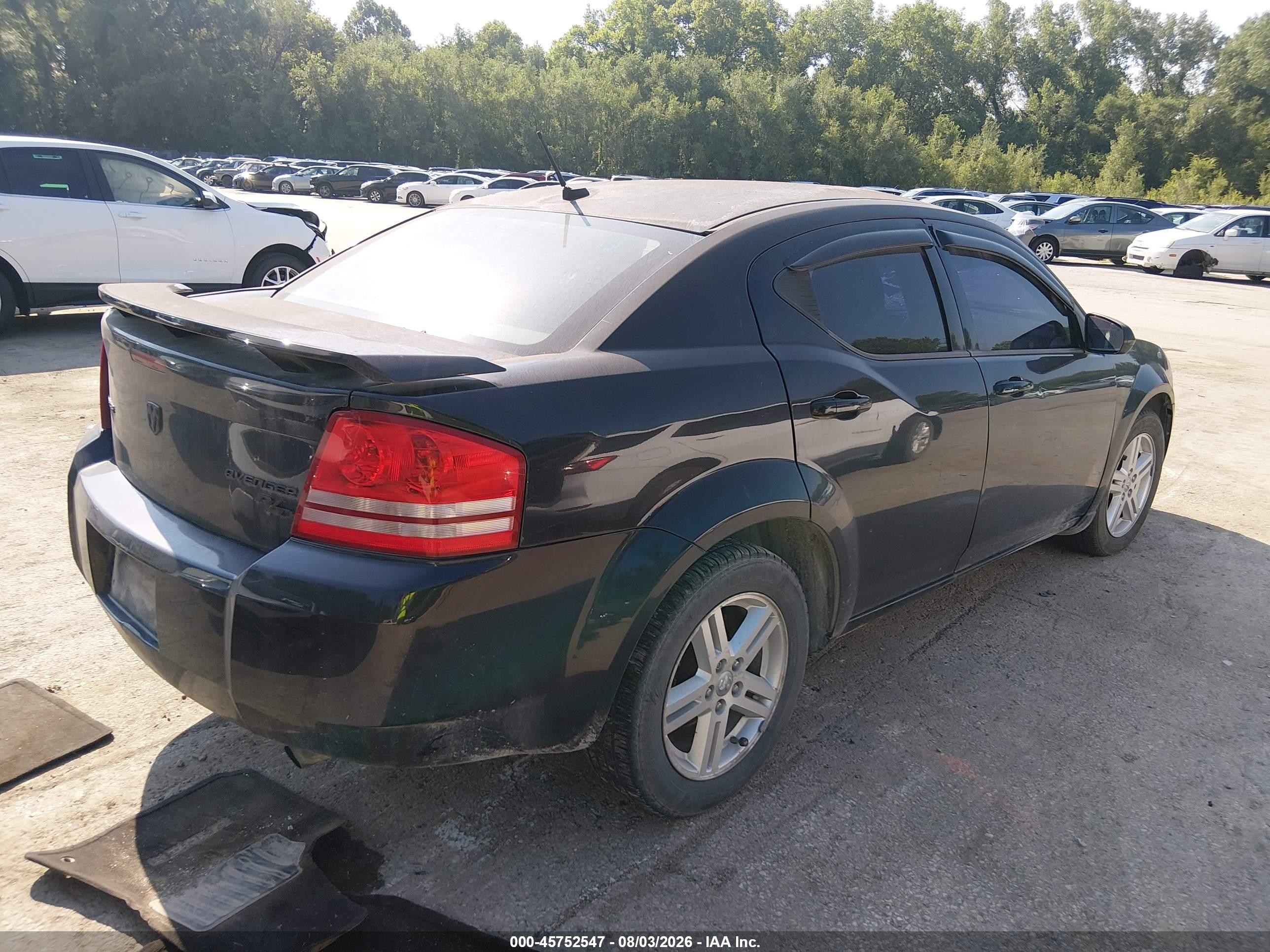 2010 Dodge Avenger R/t Black vin: 1B3CC5FB4AN184097