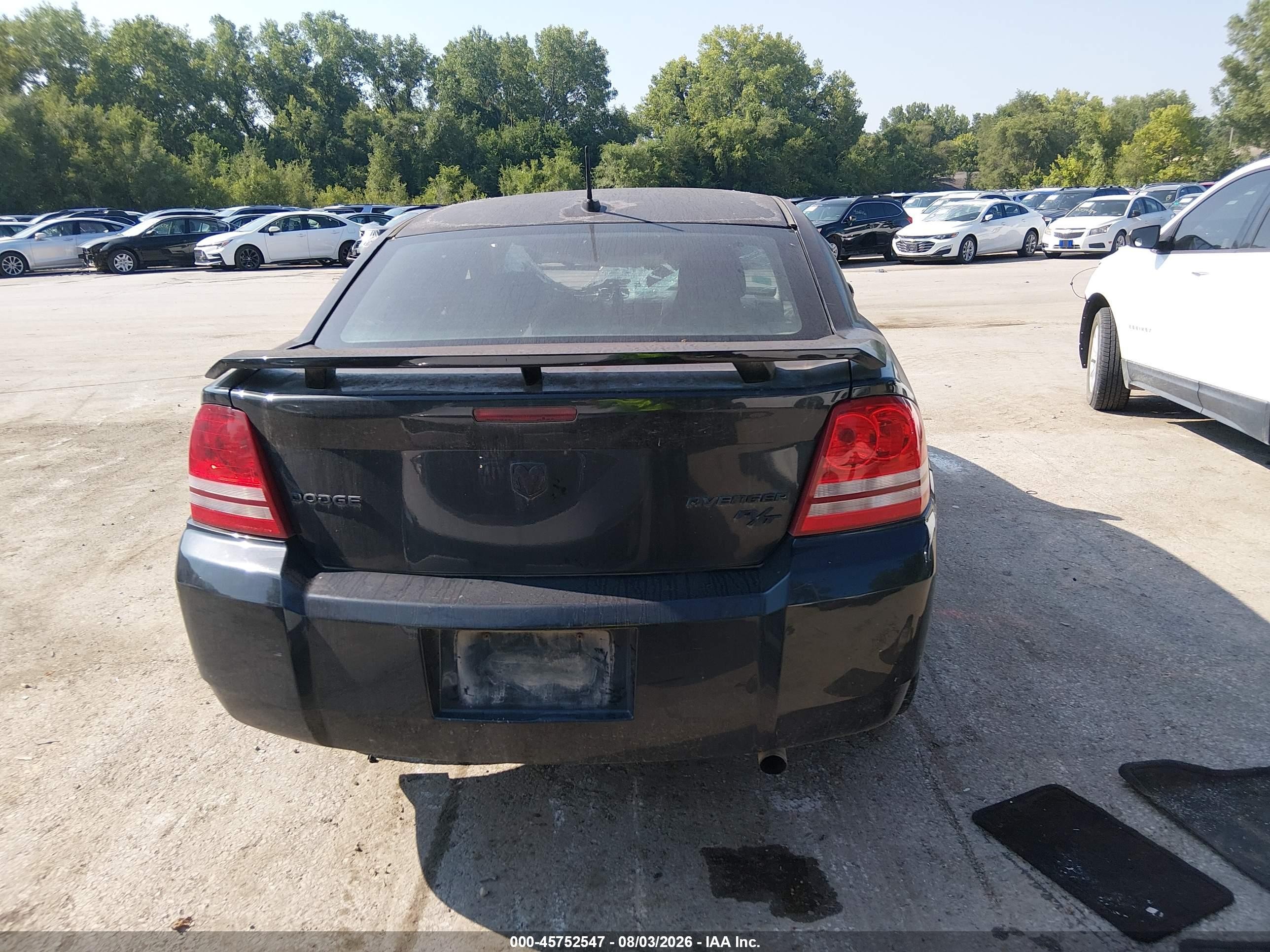 2010 Dodge Avenger R/t Black vin: 1B3CC5FB4AN184097