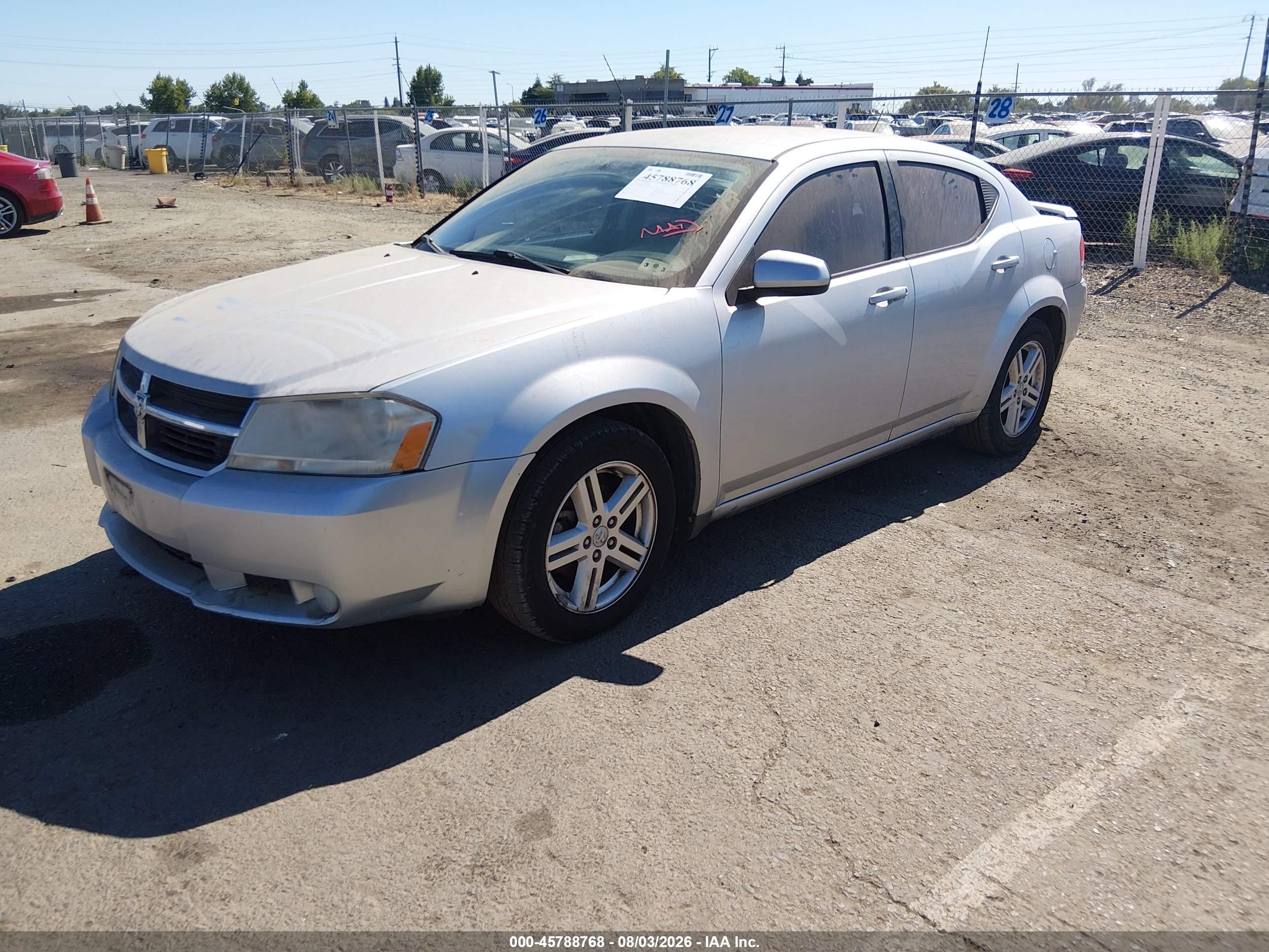 2010 Dodge Avenger R/t Silver vin: 1B3CC5FB4AN203795