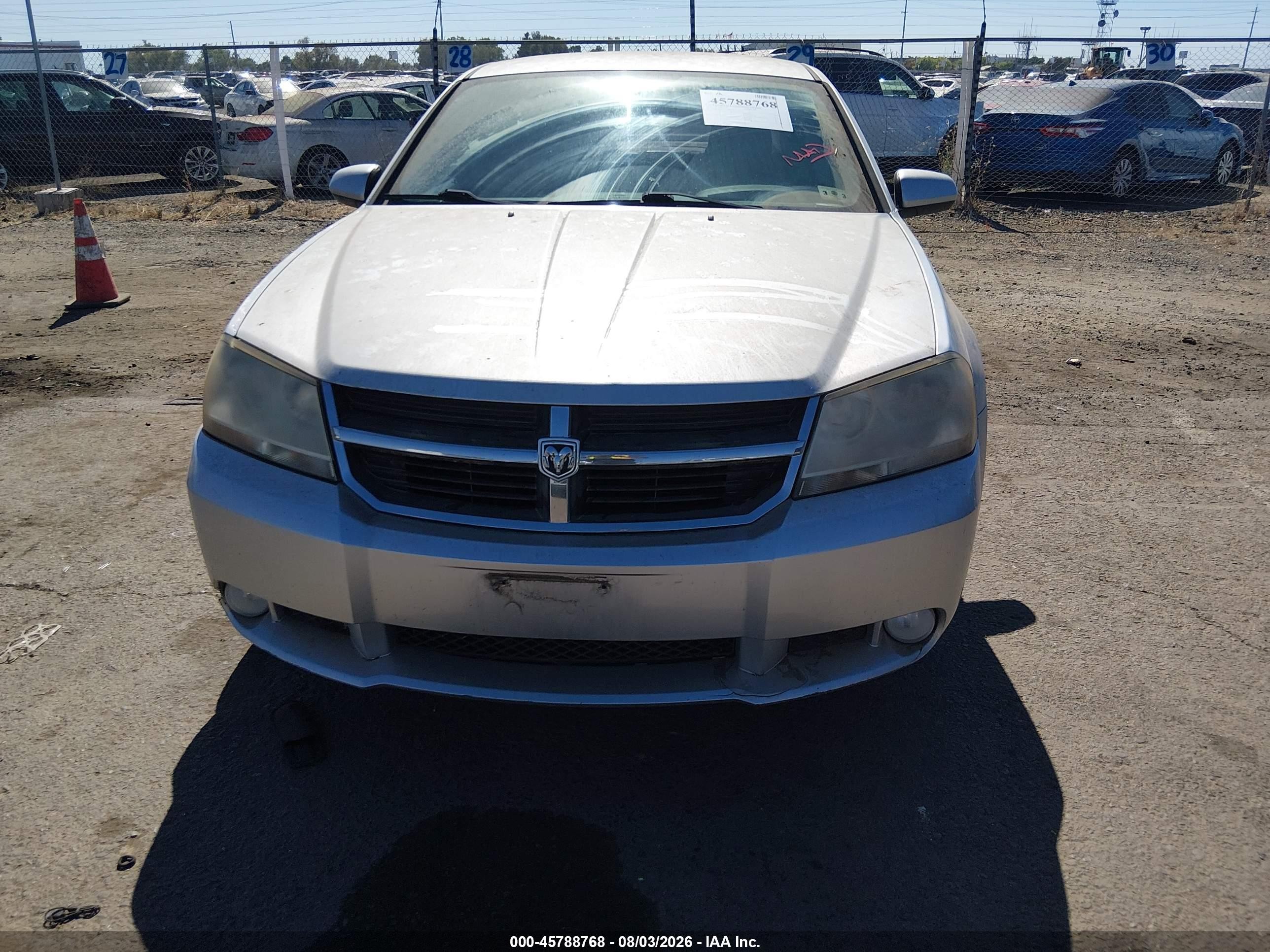 2010 Dodge Avenger R/t Silver vin: 1B3CC5FB4AN203795