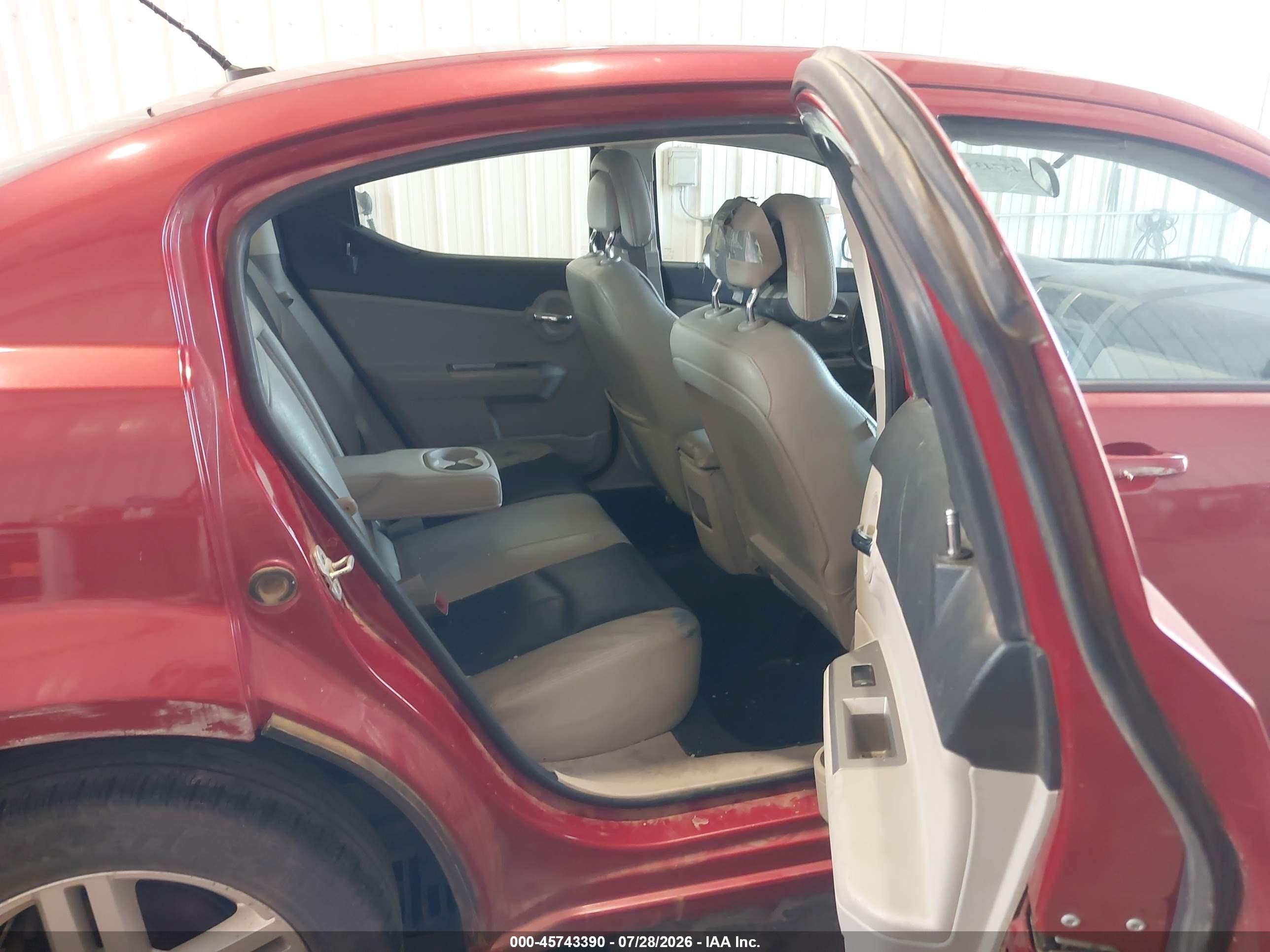 2010 Dodge Avenger R/t Red vin: 1B3CC5FB4AN221505