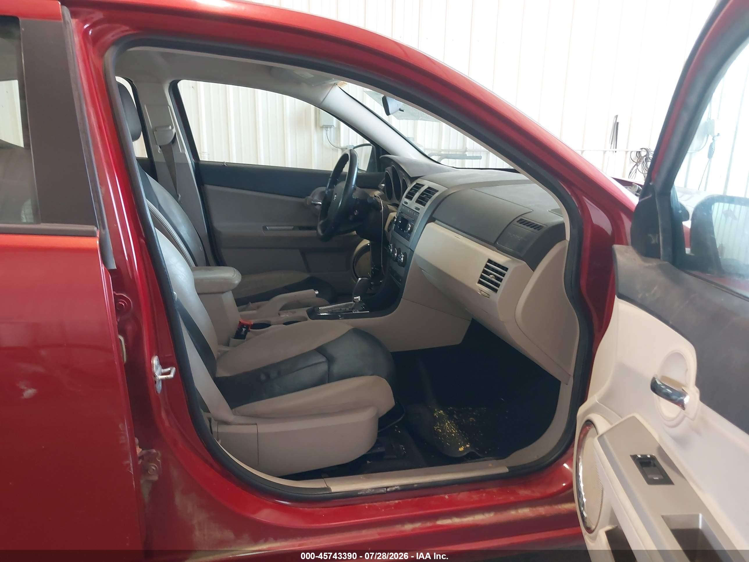 2010 Dodge Avenger R/t Red vin: 1B3CC5FB4AN221505