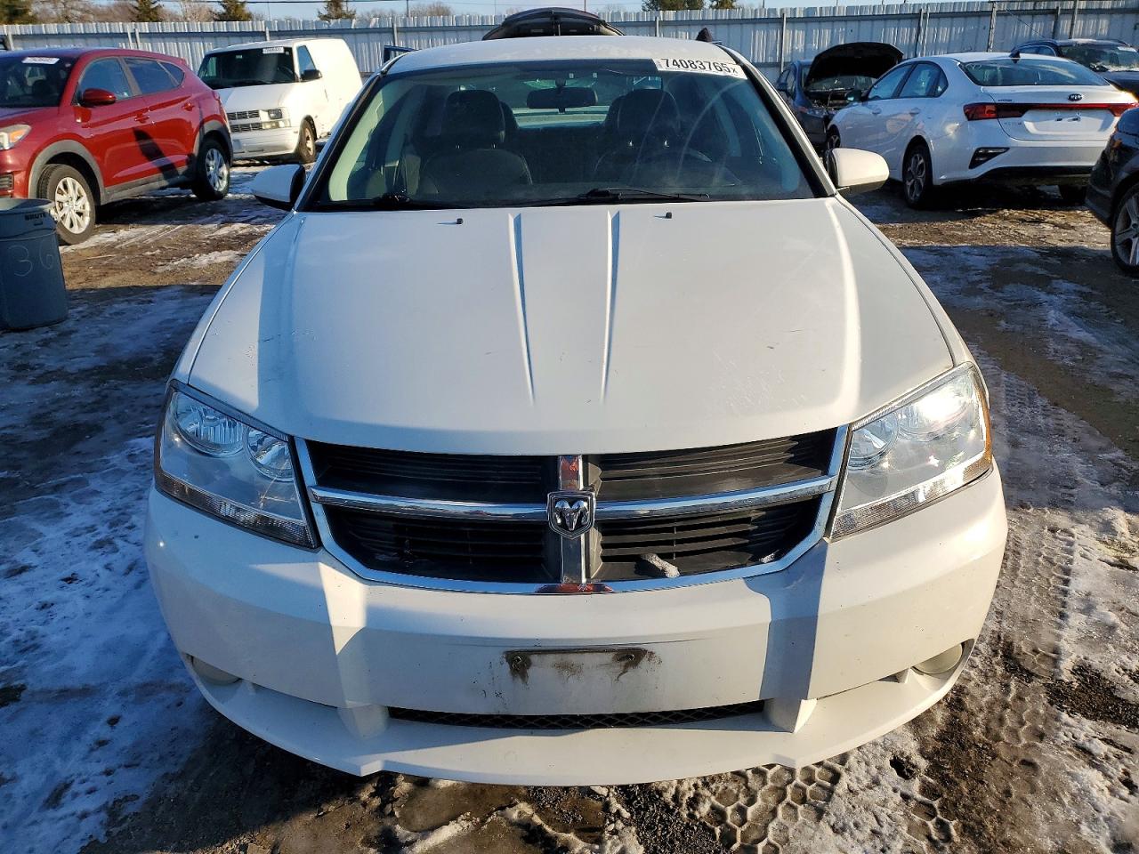 2010 Dodge Avenger R/t White vin: 1B3CC5FB5AN144059