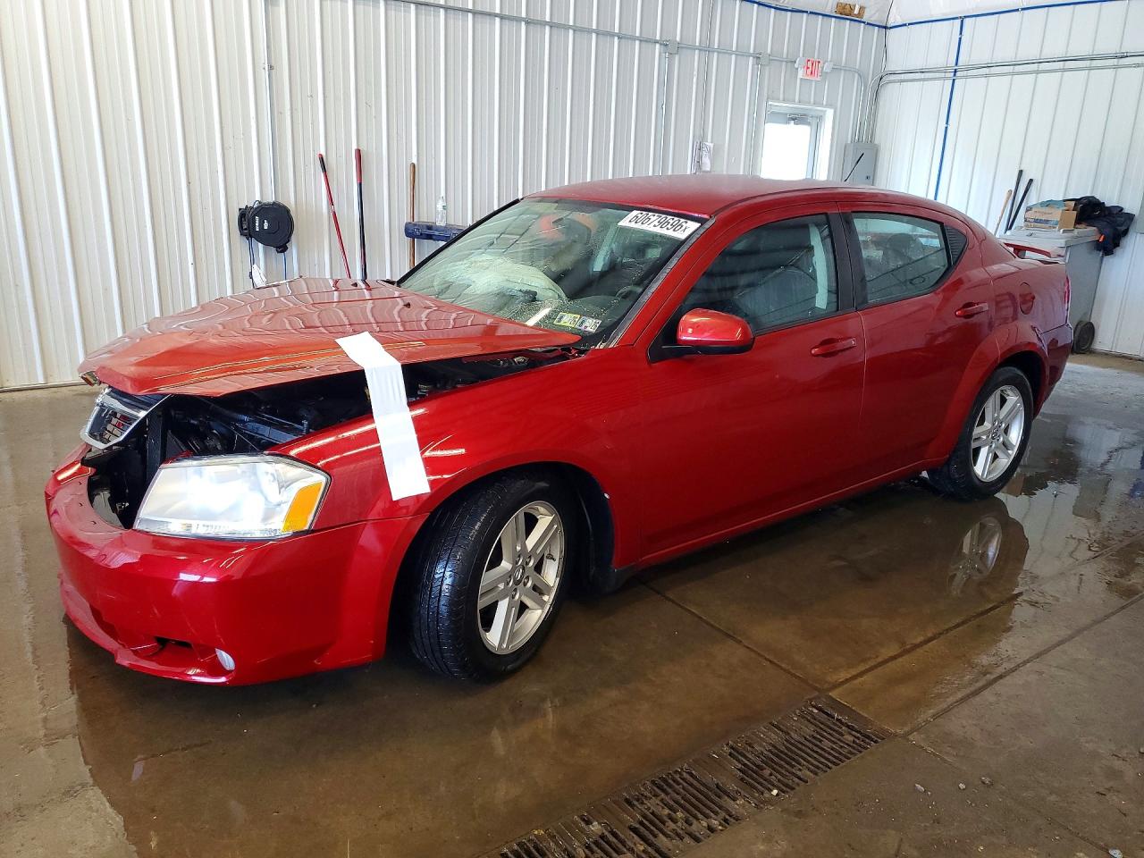 2010 Dodge Avenger R/t Red vin: 1B3CC5FB5AN218709