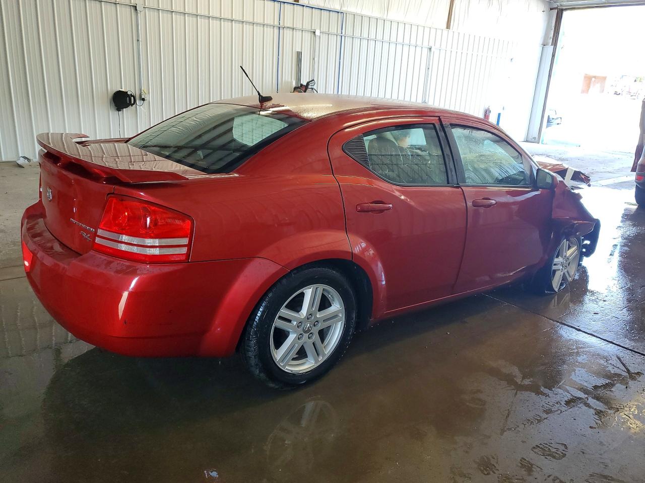 2010 Dodge Avenger R/t Red vin: 1B3CC5FB5AN218709
