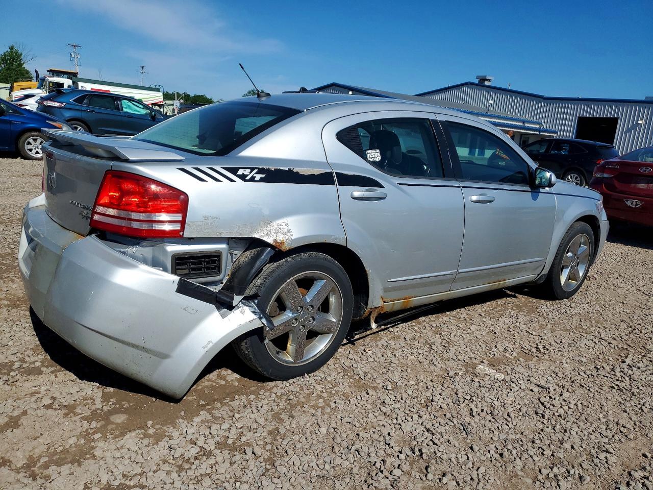 2010 Dodge Avenger R/t Silver vin: 1B3CC5FB5AN234649