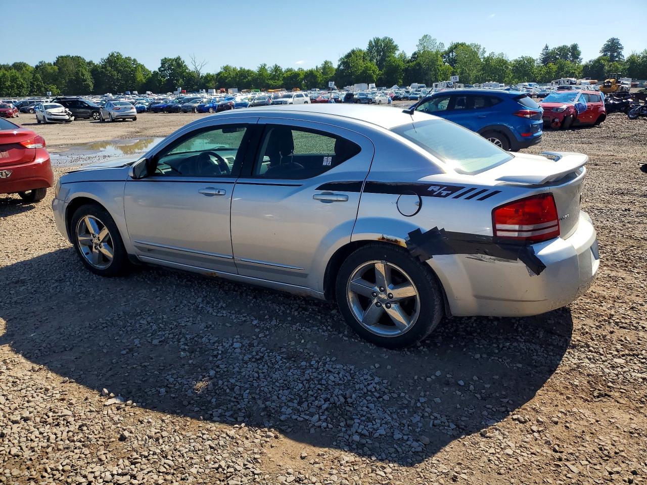 2010 Dodge Avenger R/t Silver vin: 1B3CC5FB5AN234649
