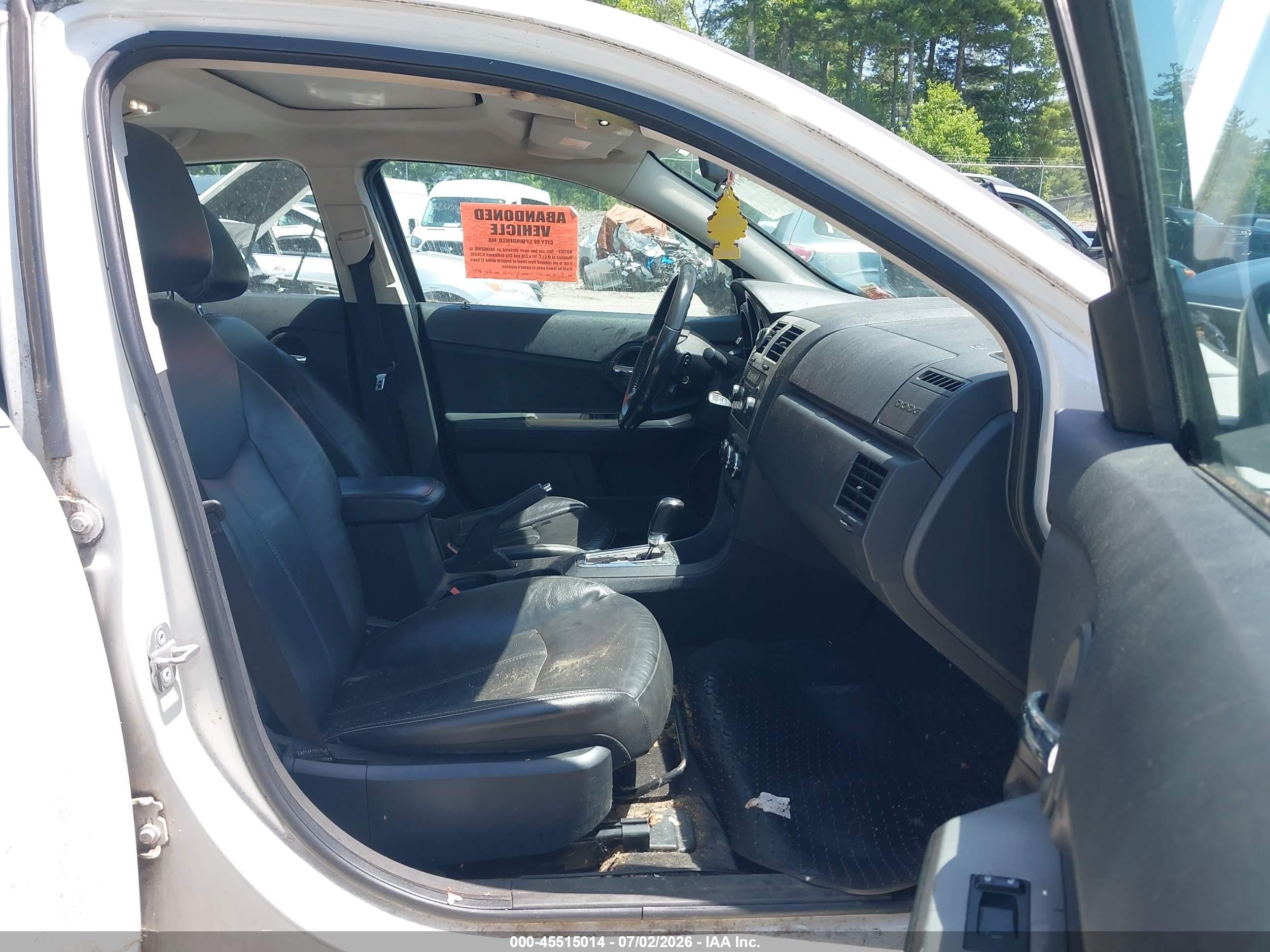2010 Dodge Avenger R/t White vin: 1B3CC5FB9AN156490