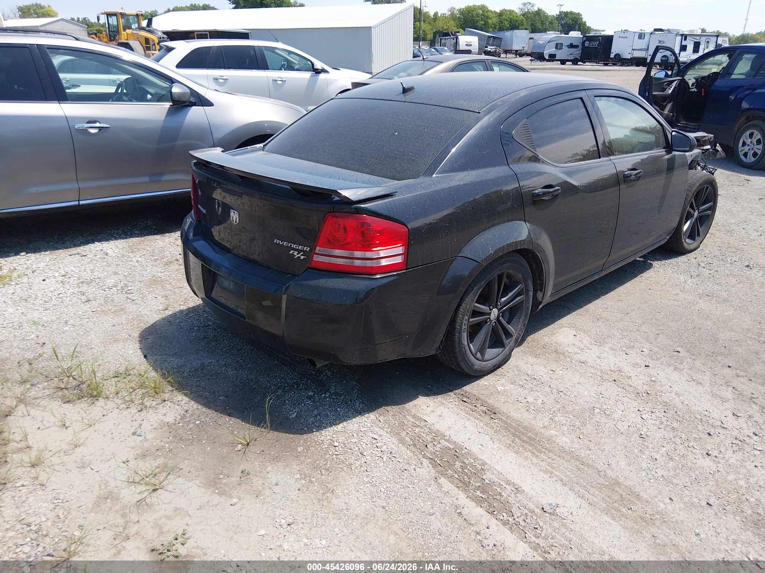 2010 Dodge Avenger R/t Black vin: 1B3CC5FB9AN198254