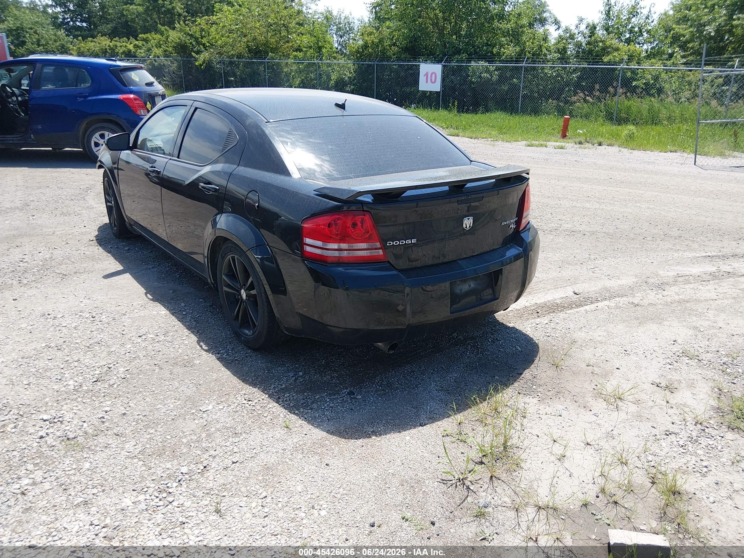 2010 Dodge Avenger R/t Black vin: 1B3CC5FB9AN198254