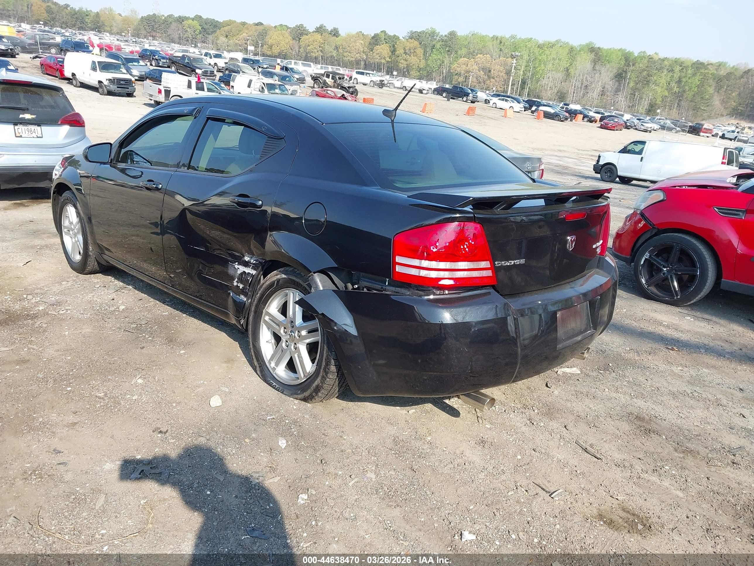 2010 Dodge Avenger R/t Black vin: 1B3CC5FBXAN130304