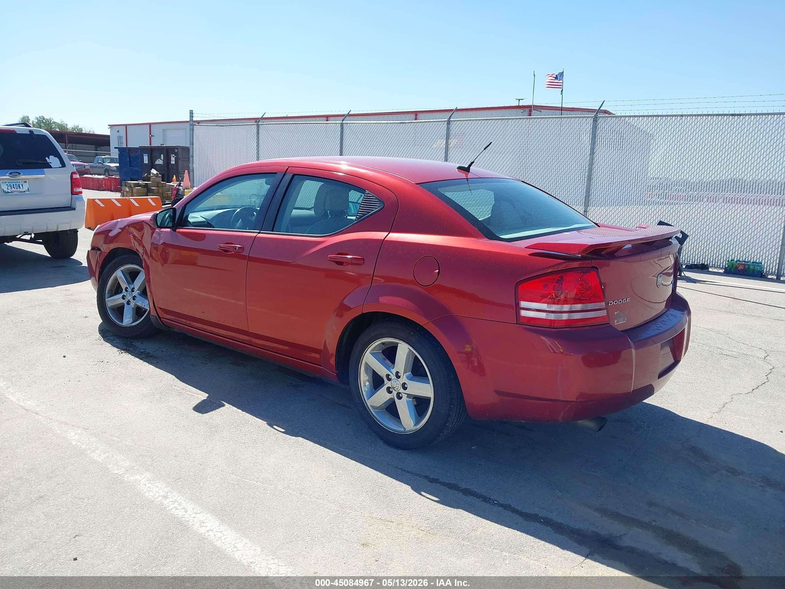 2010 Dodge Avenger R/t Red vin: 1B3CC5FV0AN159238