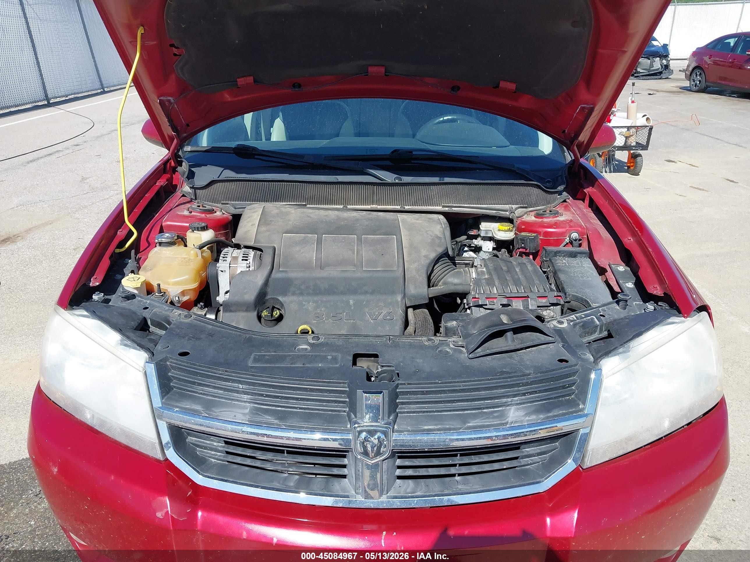 2010 Dodge Avenger R/t Red vin: 1B3CC5FV0AN159238