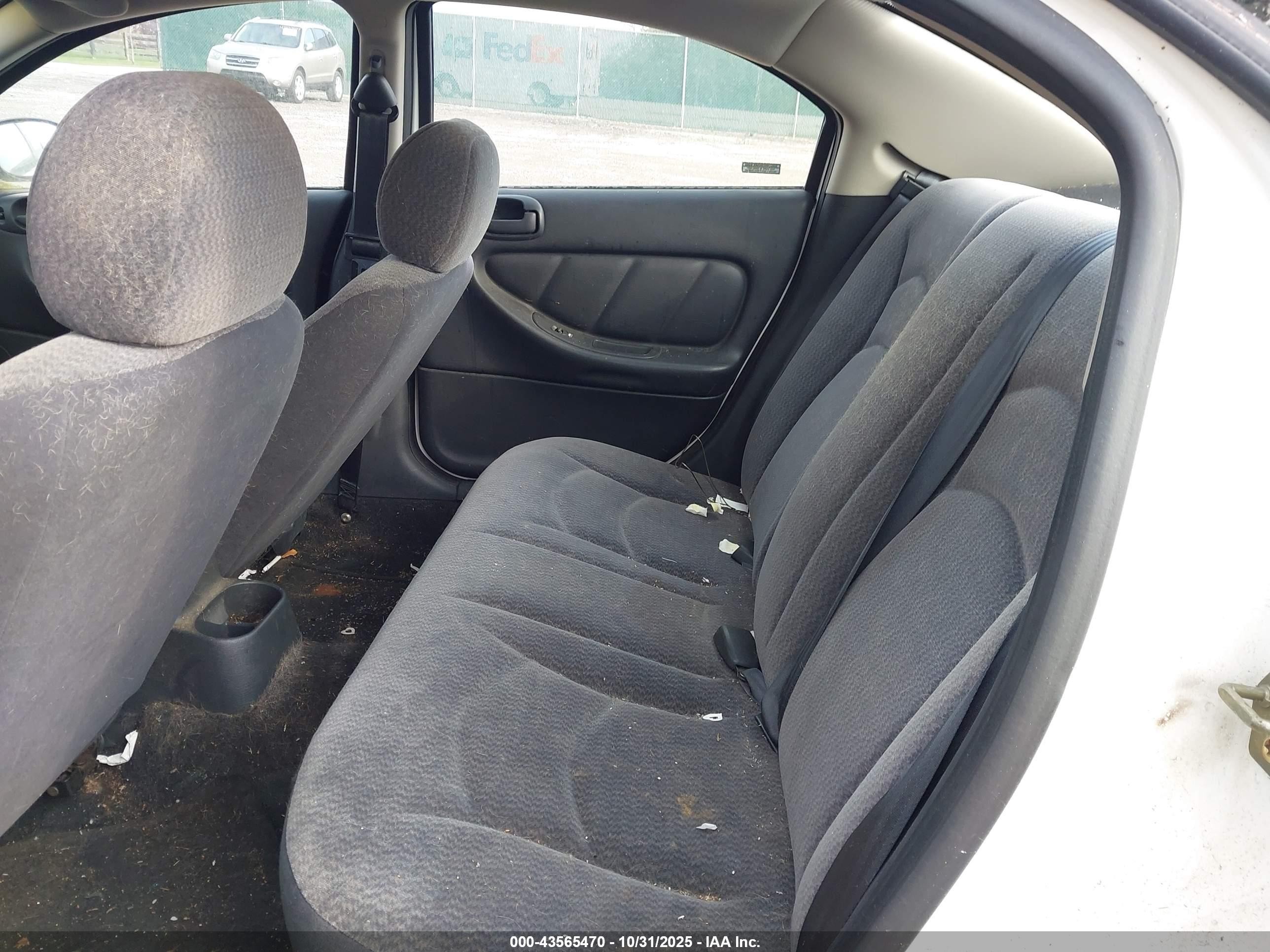 2001 Dodge Stratus Se White vin: 1B3EJ46U71N508234