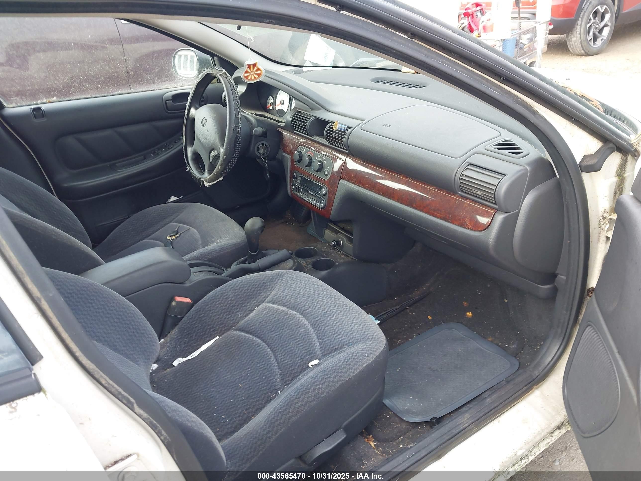 2001 Dodge Stratus Se White vin: 1B3EJ46U71N508234