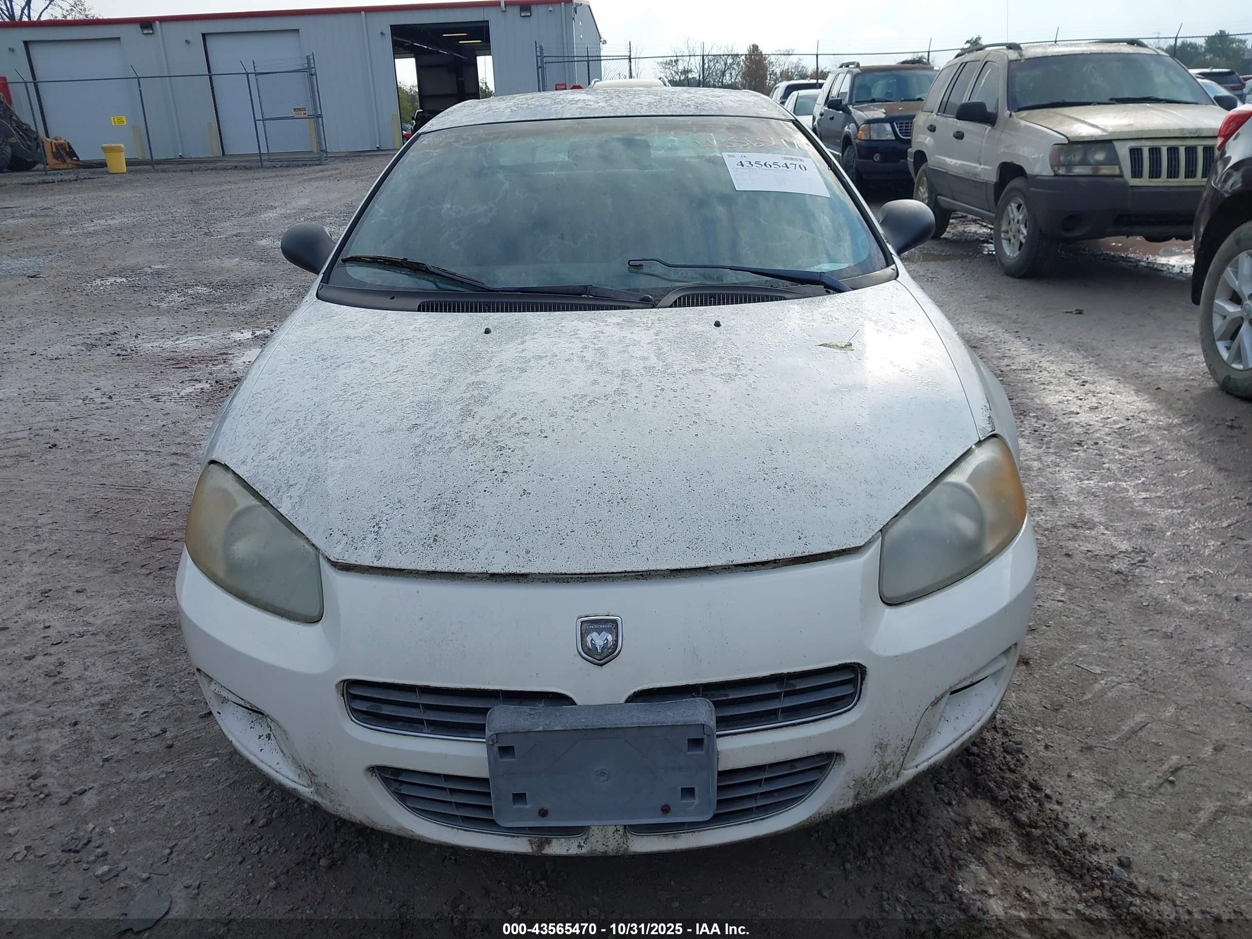 2001 Dodge Stratus Se White vin: 1B3EJ46U71N508234