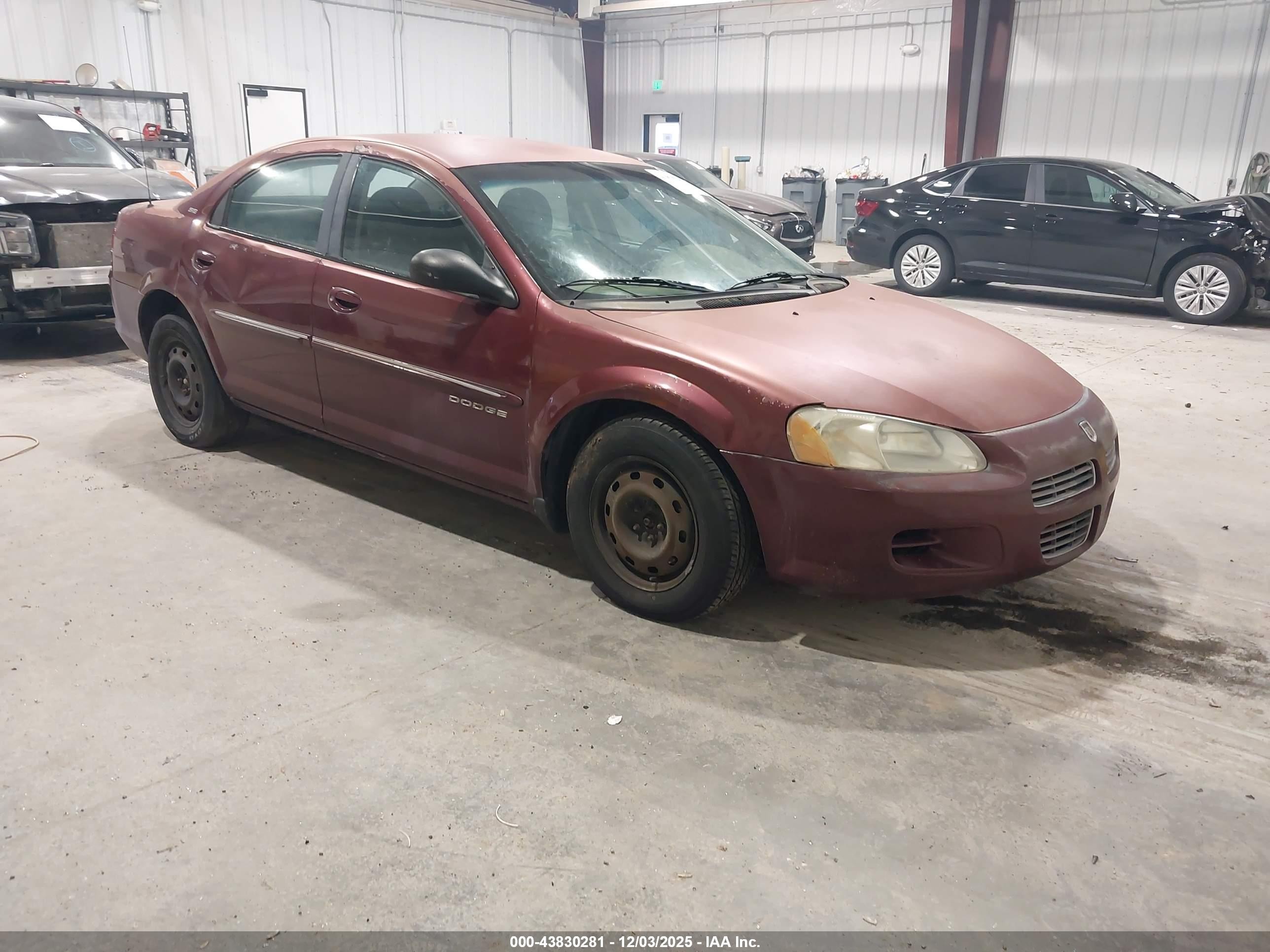 2001 Dodge Stratus Se Red vin: 1B3EJ46UX1N581744