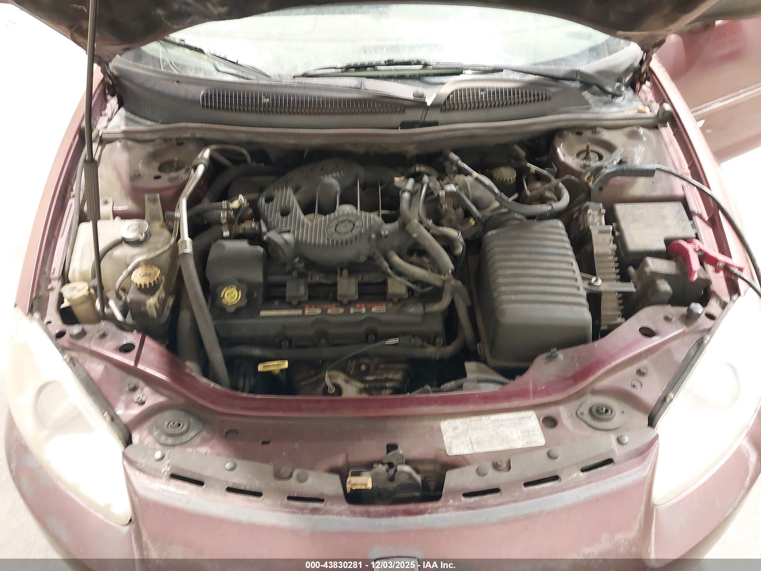 2001 Dodge Stratus Se Red vin: 1B3EJ46UX1N581744