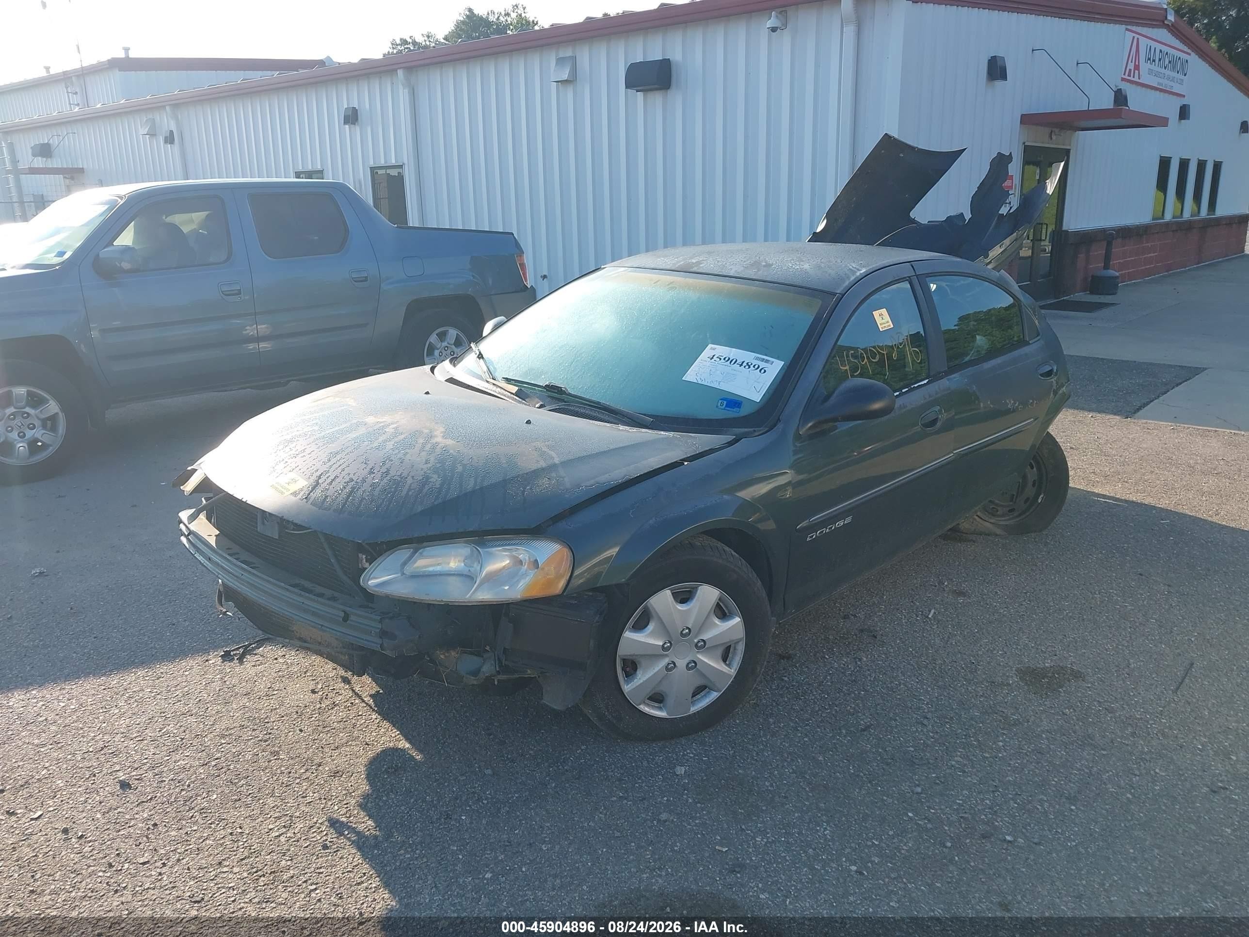 2001 Dodge Stratus Se Green vin: 1B3EJ46X01N506772