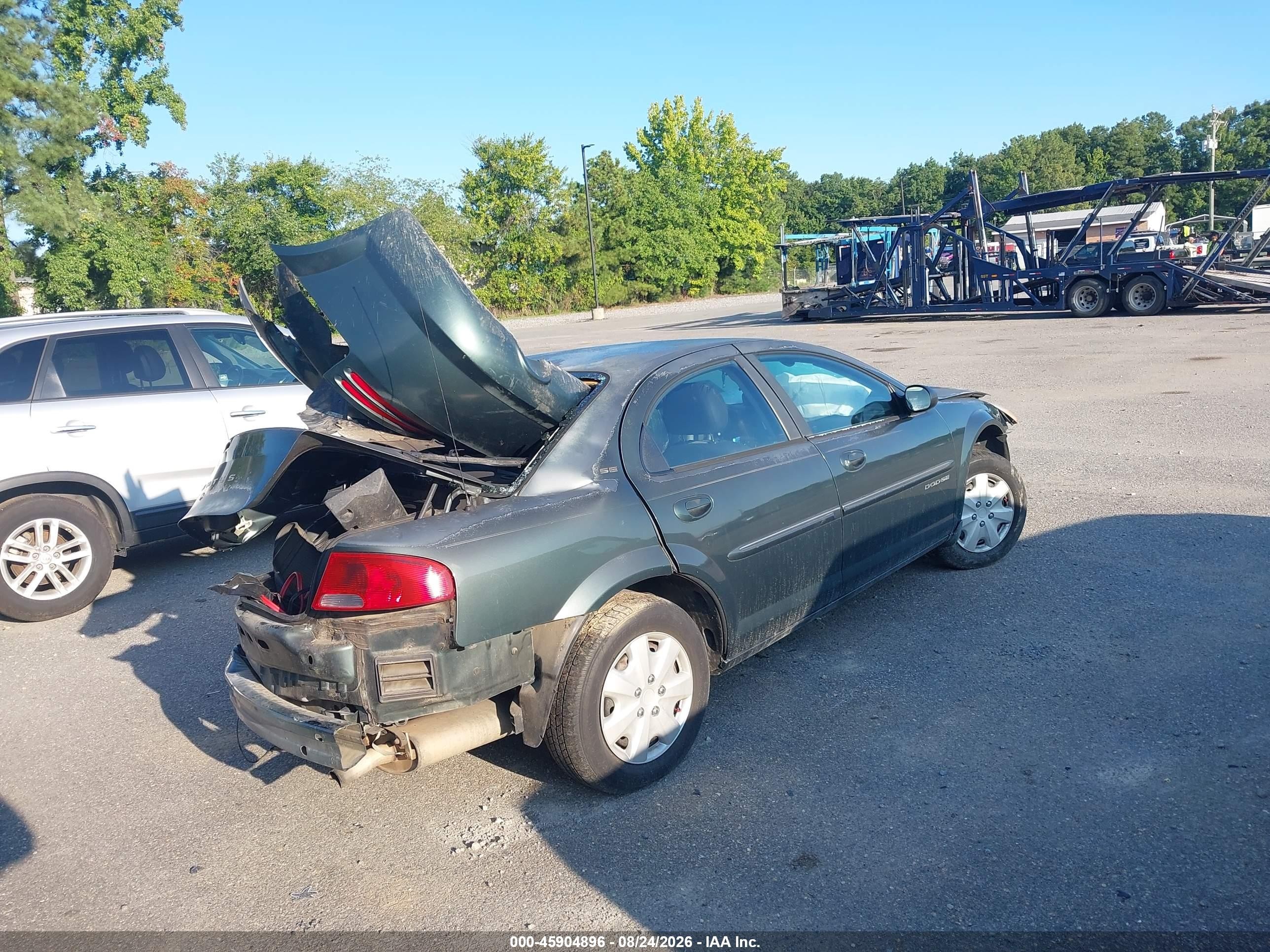2001 Dodge Stratus Se Green vin: 1B3EJ46X01N506772