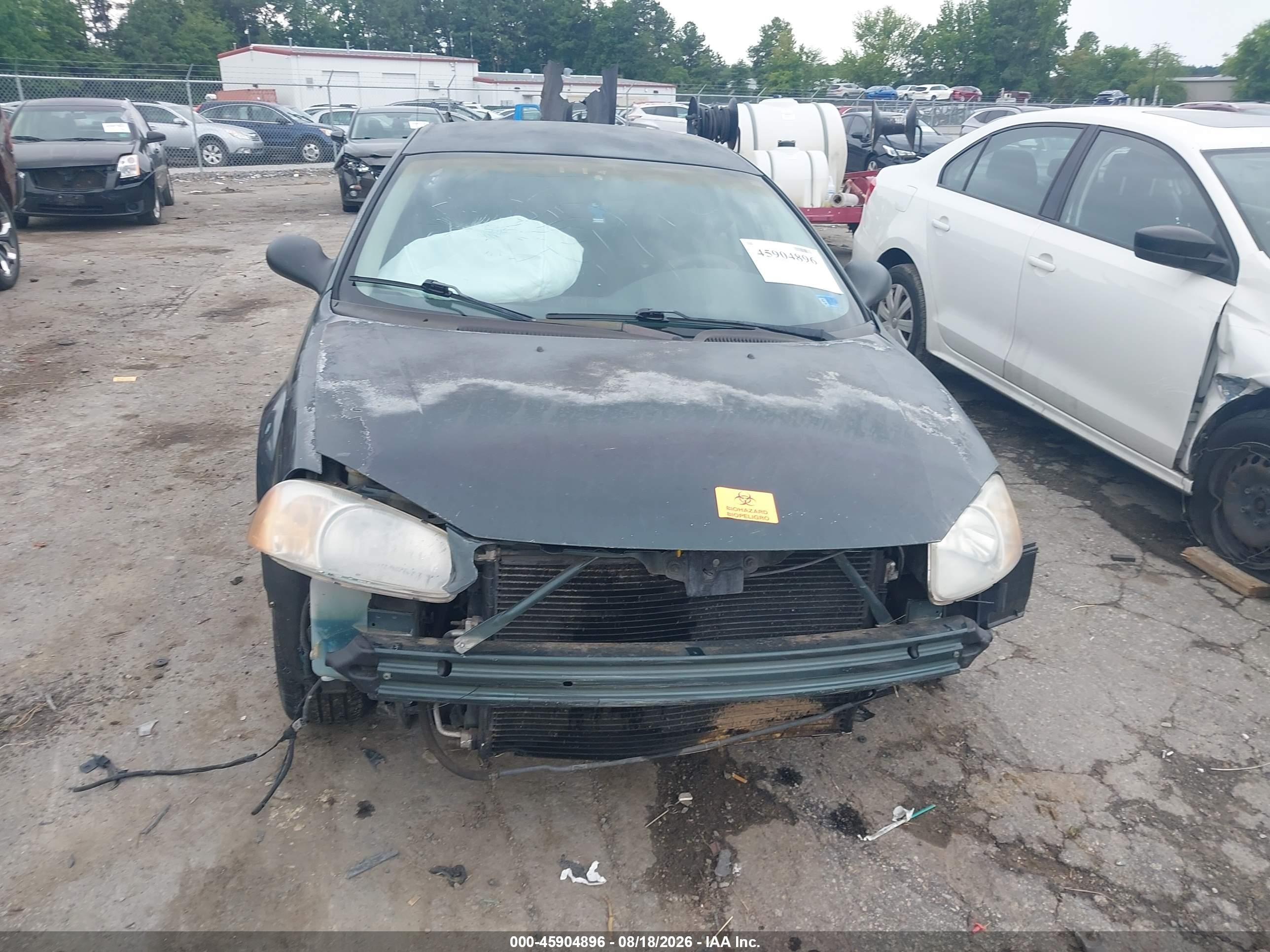2001 Dodge Stratus Se Green vin: 1B3EJ46X01N506772