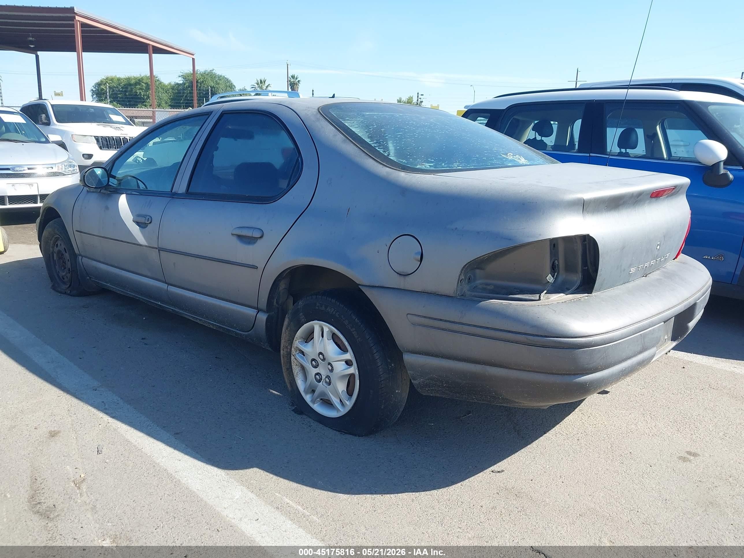 2000 Dodge Stratus Se Black vin: 1B3EJ46X0YN214713