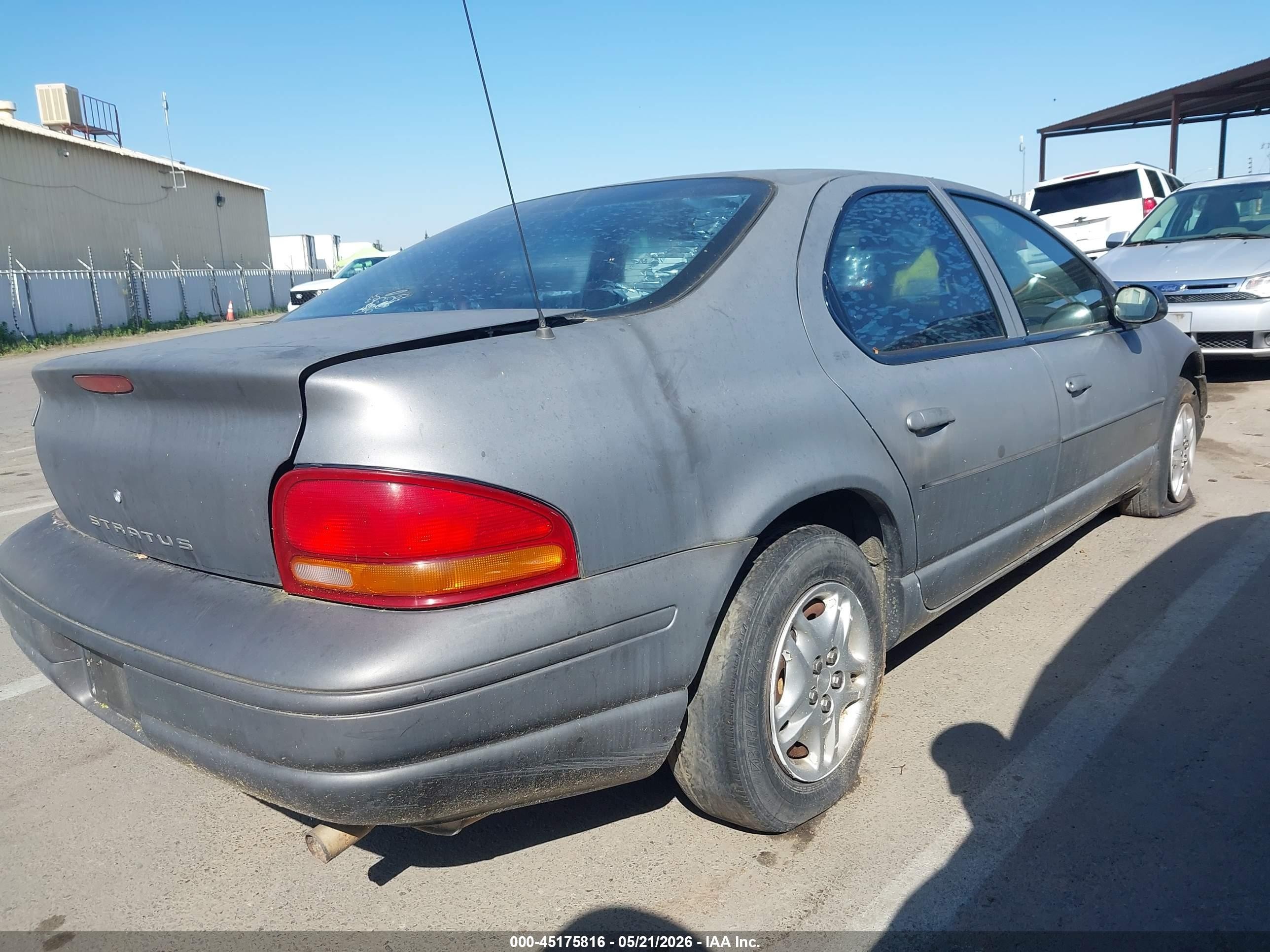 2000 Dodge Stratus Se Black vin: 1B3EJ46X0YN214713