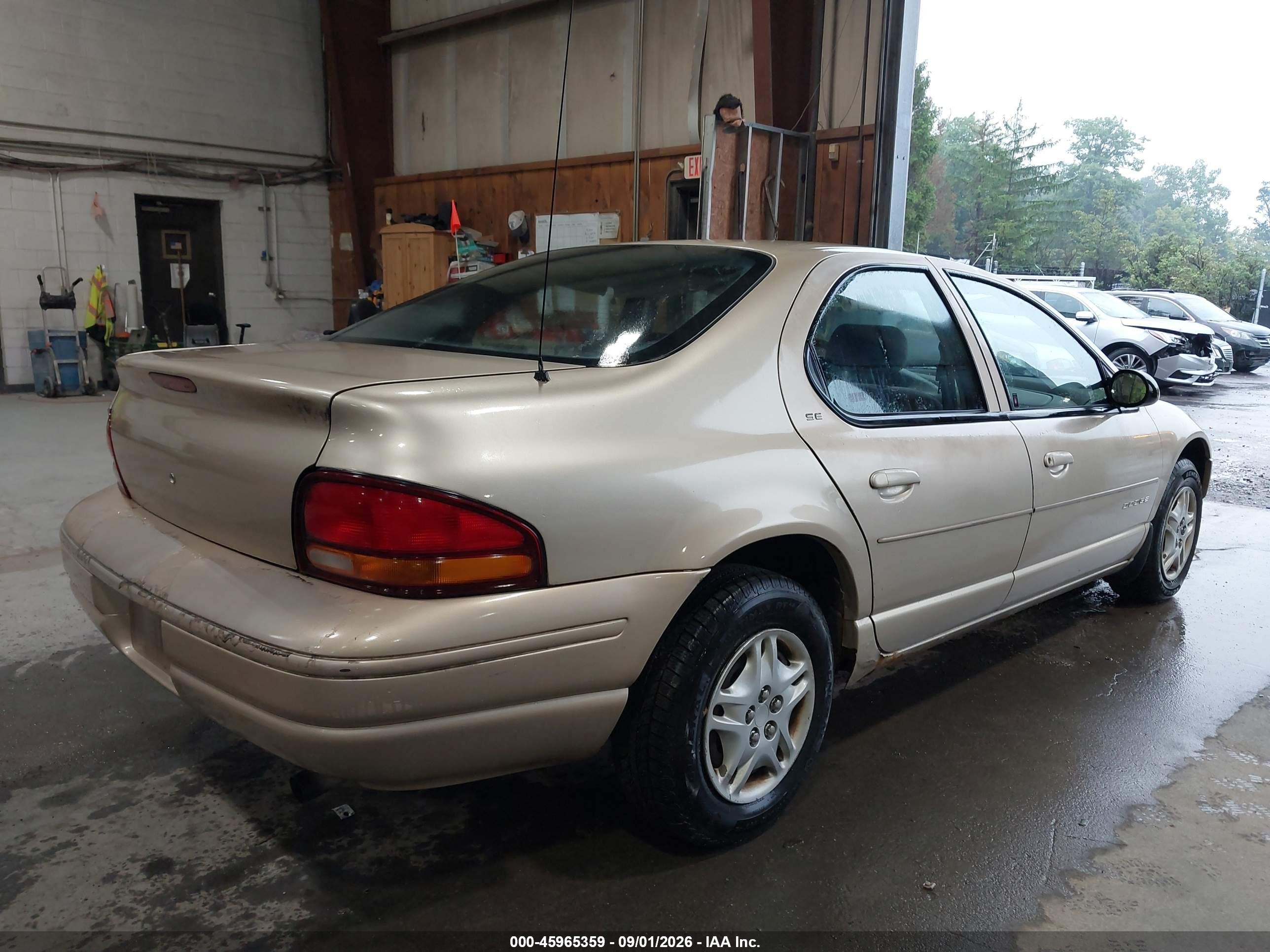 2000 Dodge Stratus Se Gold vin: 1B3EJ46X0YN217336