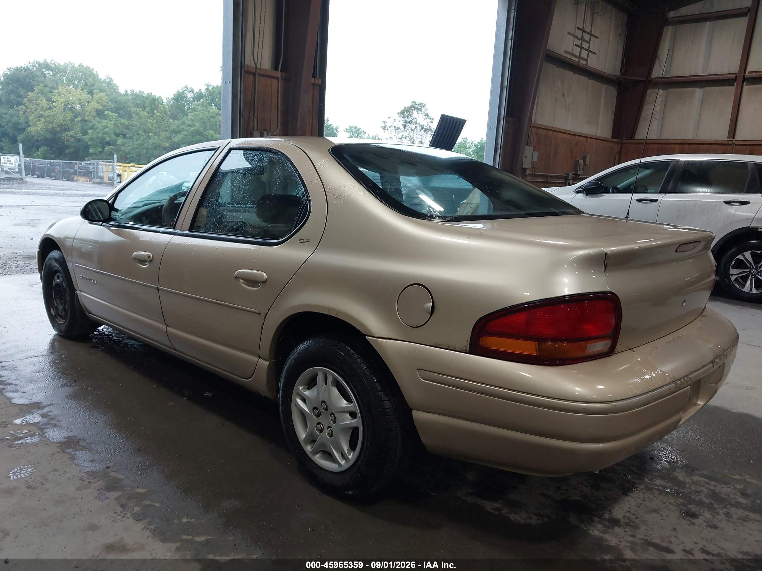 2000 Dodge Stratus Se Gold vin: 1B3EJ46X0YN217336