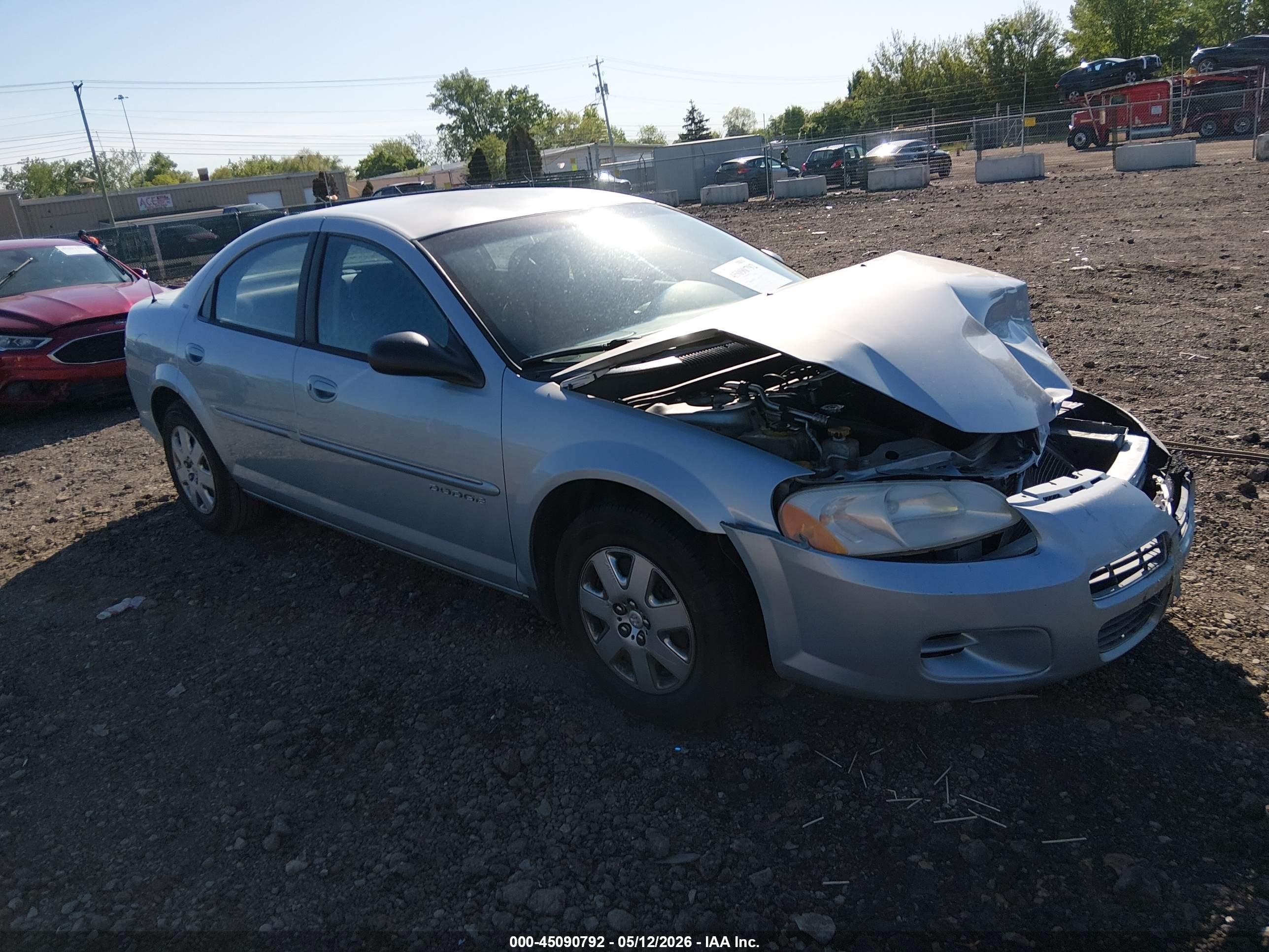 2001 Dodge Stratus Se Blue vin: 1B3EJ46X21N717701