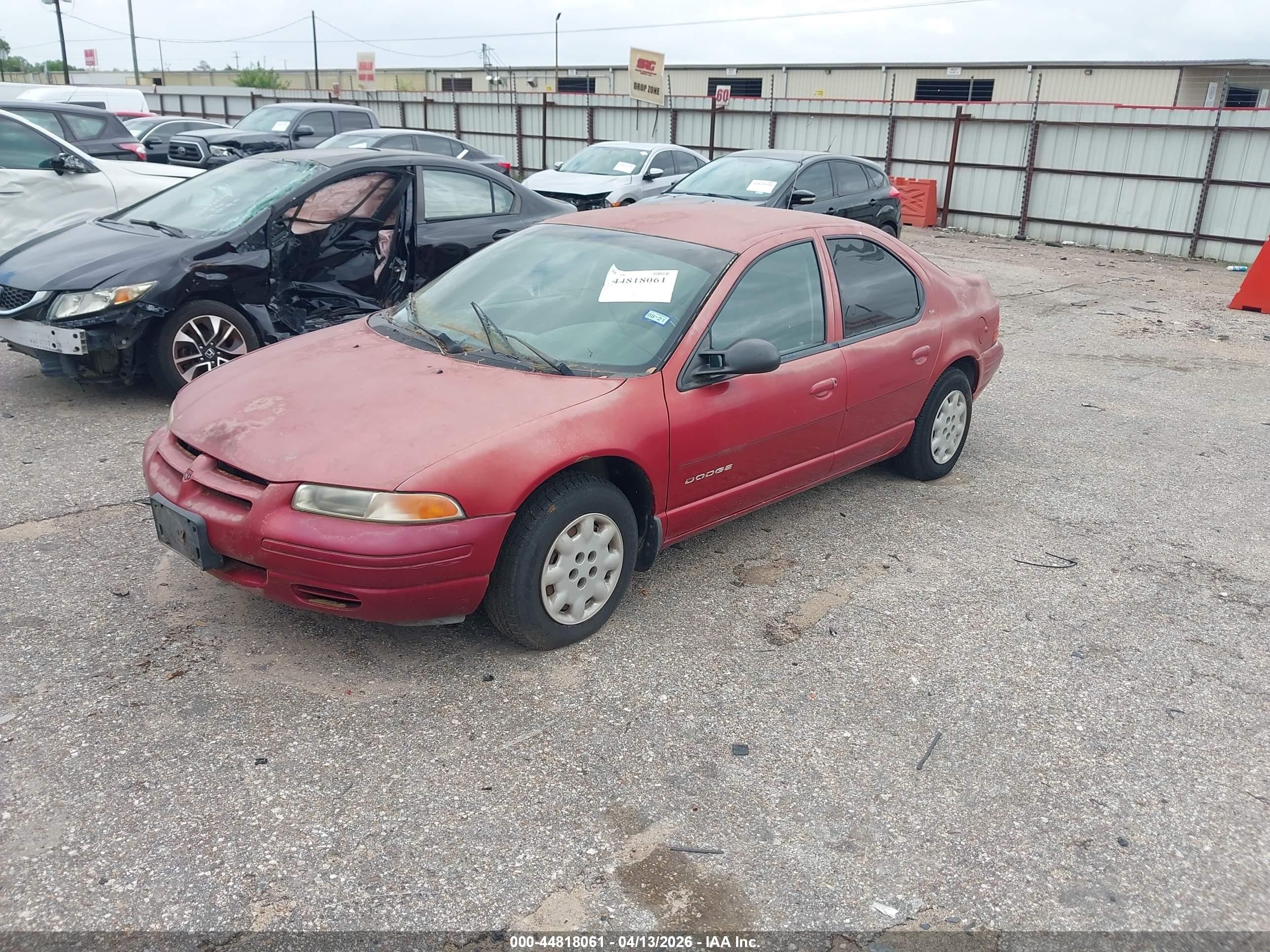 2000 Dodge Stratus Se Красный vin: 1B3EJ46X2YN149511