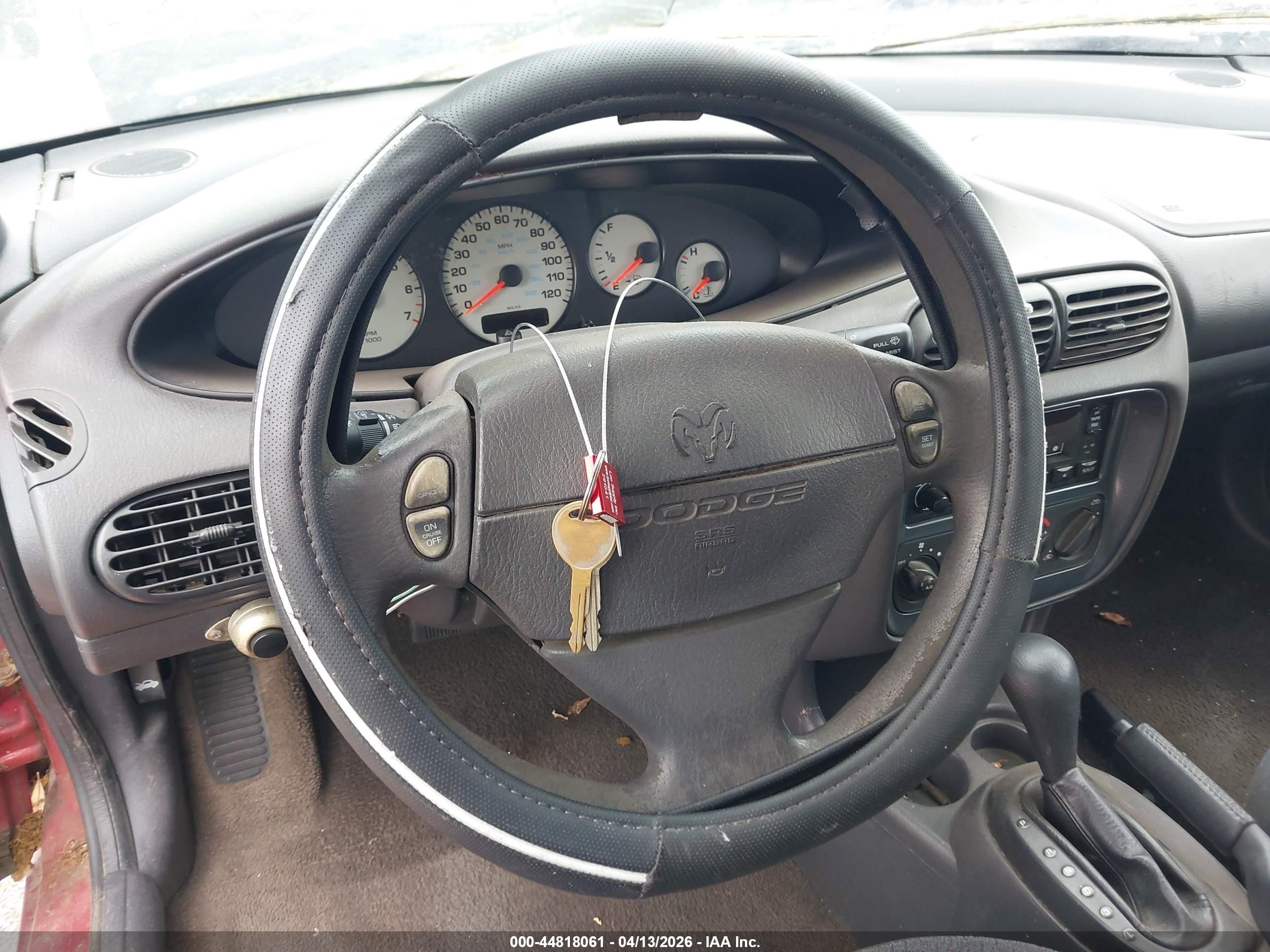 2000 Dodge Stratus Se Красный vin: 1B3EJ46X2YN149511