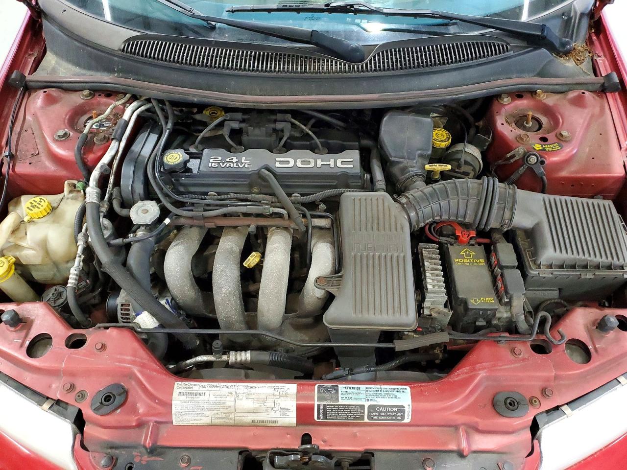 2000 Dodge Stratus Se Красный vin: 1B3EJ46X2YN219721