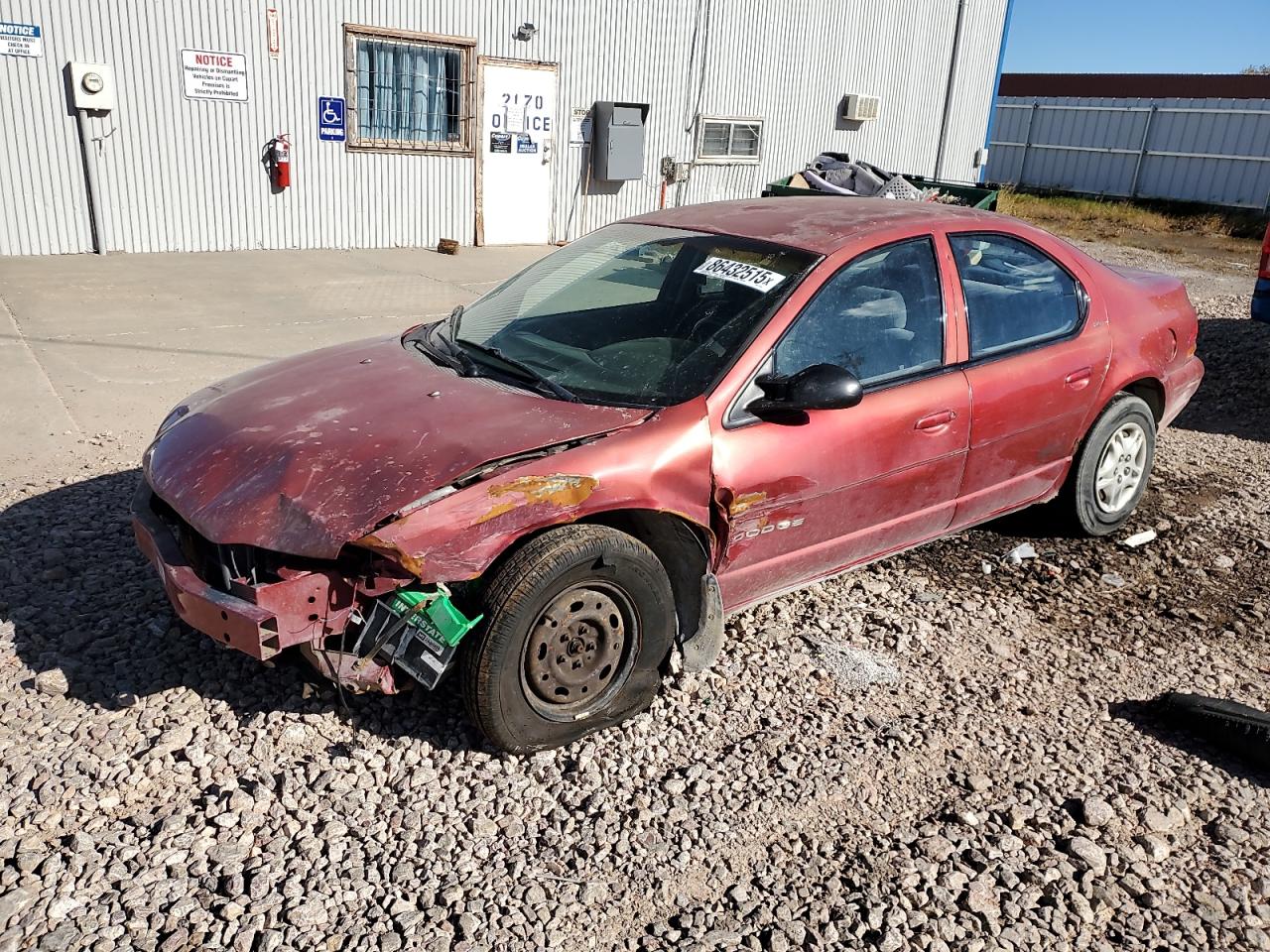 2000 Dodge Stratus Se Red vin: 1B3EJ46X4YN177410